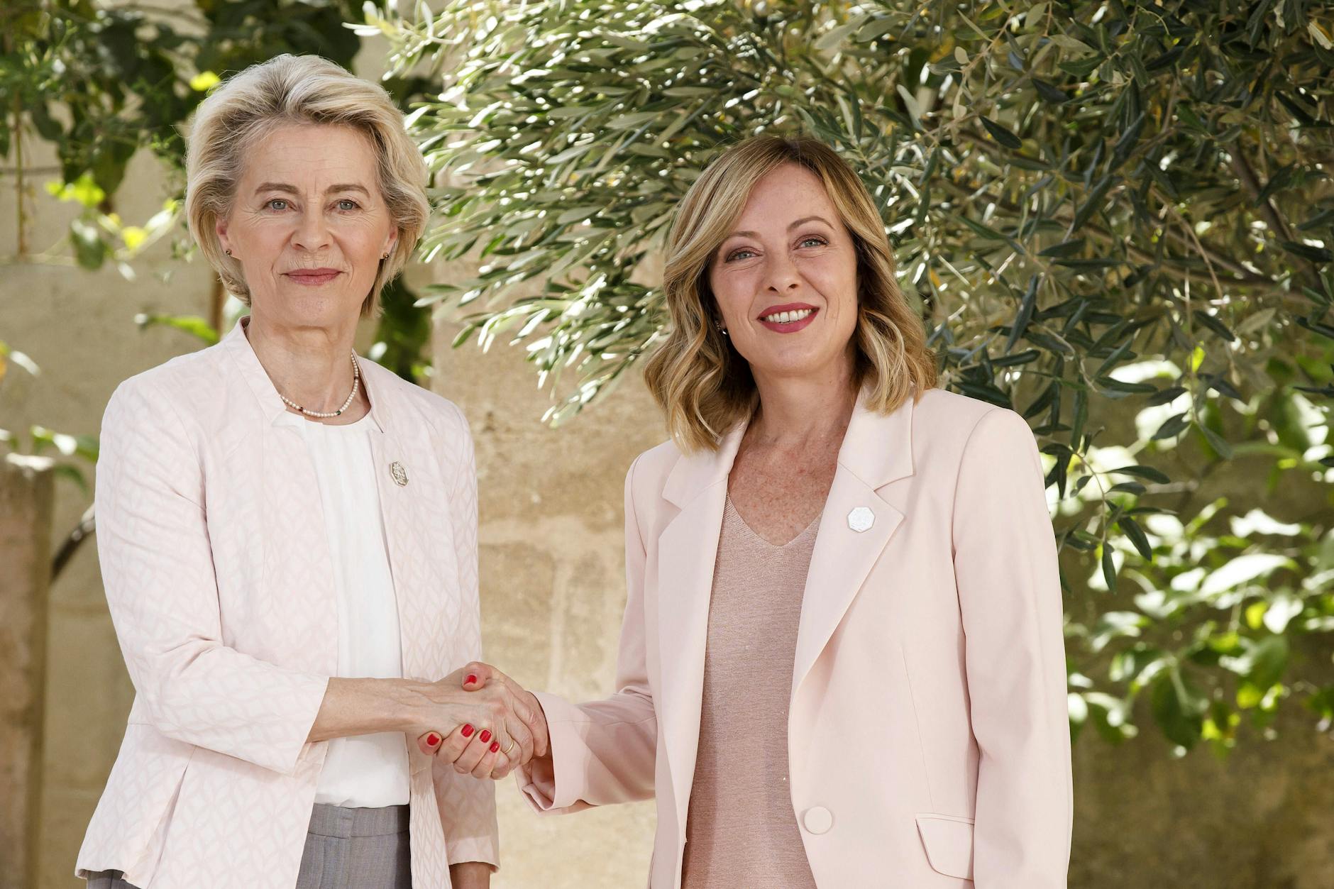 Italiens Ministerpräsidentin Giorgia Meloni könnte sich bei der Wiederwahl von Ursula von der Leyen als EU-Kommissionschefin als entscheidend erweisen.