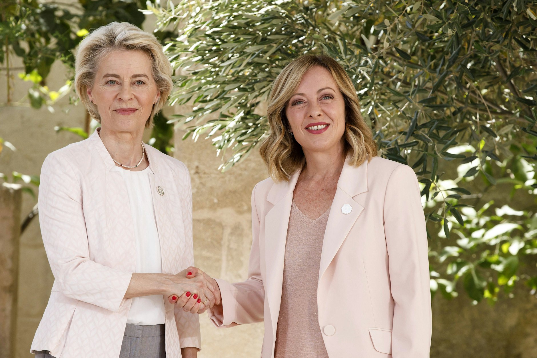 Italiens Ministerpräsidentin Giorgia Meloni könnte sich bei der Wiederwahl von Ursula von der Leyen als EU-Kommissionschefin als entscheidend erweisen.