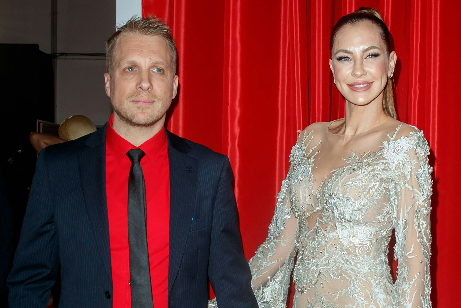 Oliver Pocher und Alessandra Meyer-Wölden kamen zusammen zur Spendengala - Ein Herz für Kinder 2023.