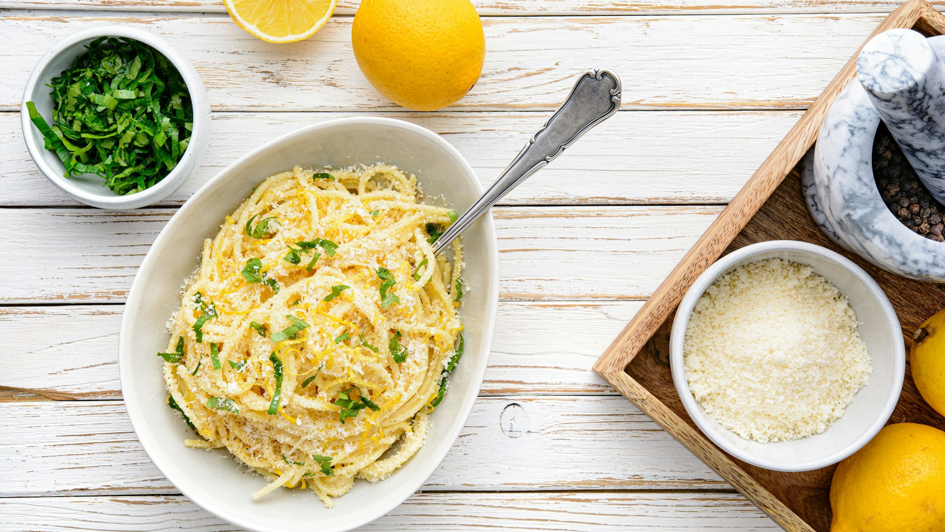 In nur 20 Minuten zubereitet: Pasta al Limone