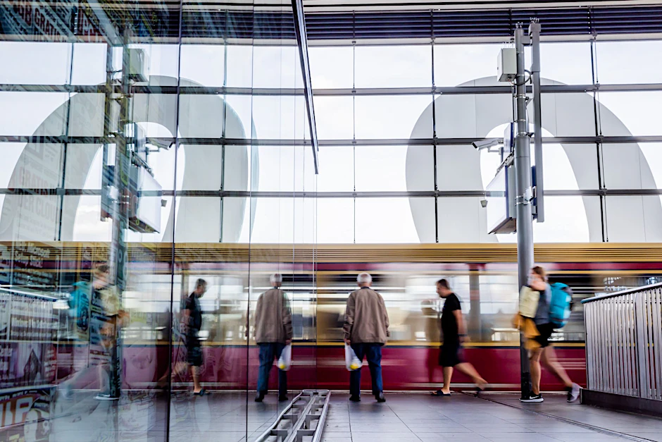 S-Bahn am S-Bahnhof Ostkreuz