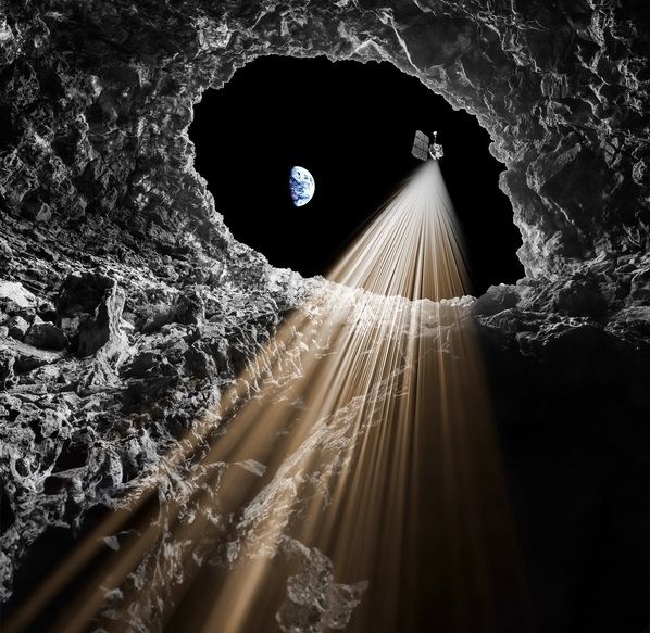 Eingang zur Mond-Unterwelt: Weltraumforscher entdecken erstmals Höhle
