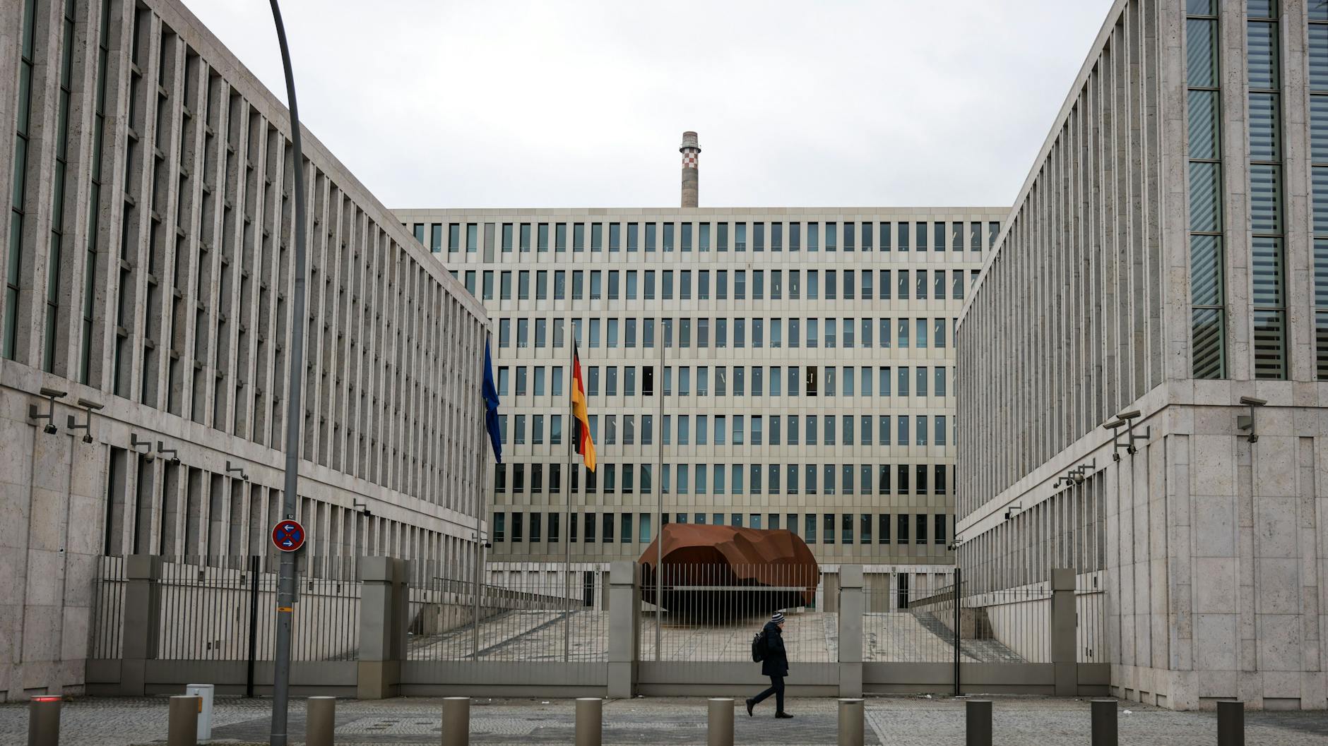 Die Zentrale des Bundesnachrichtendienstes in der Chausseestraße in Berlin-Mitte