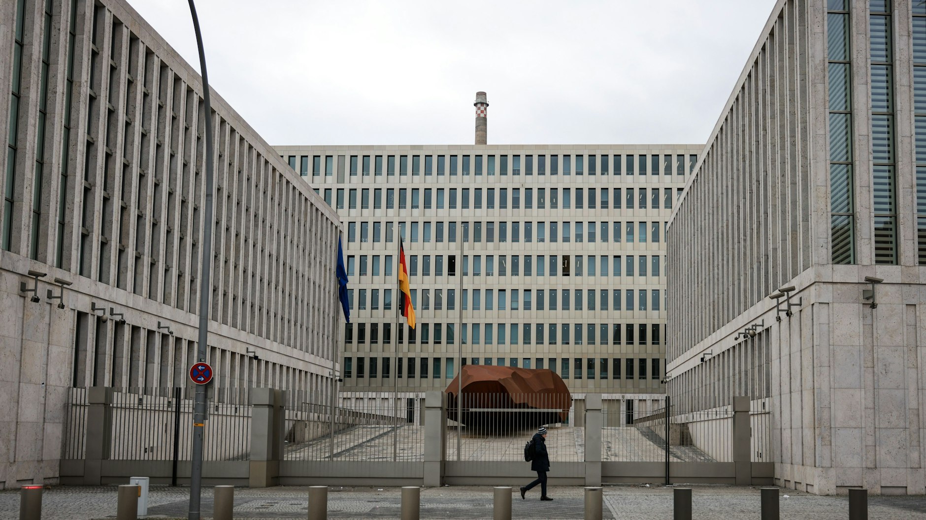 Die Zentrale des Bundesnachrichtendienstes in der Chausseestraße in Berlin-Mitte