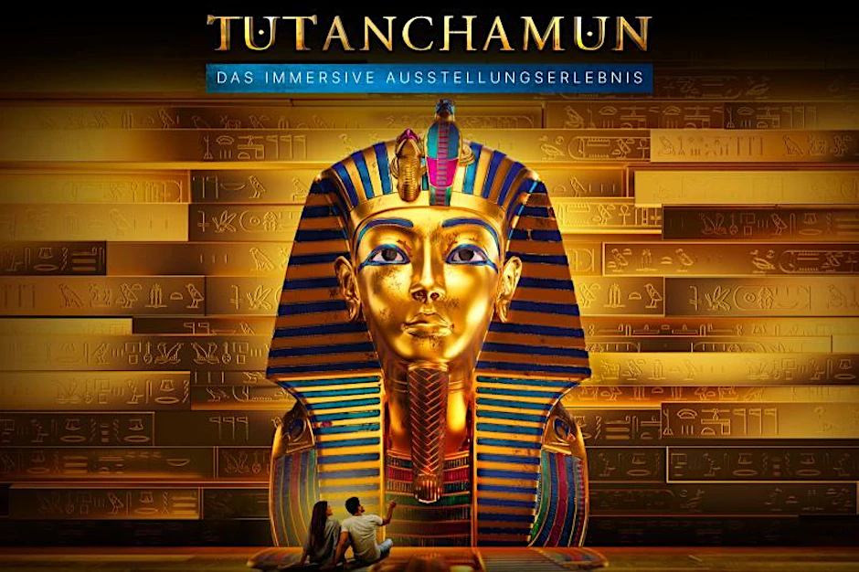 Tauchen Sie ein in die Welt des alten Ägyptens: „Tutanchamun – Das immersive Ausstellungserlebnis“ bringt Ihnen die Geheimnisse des Pharaos in einer faszinierenden digitalen Multimedia-Show näher.