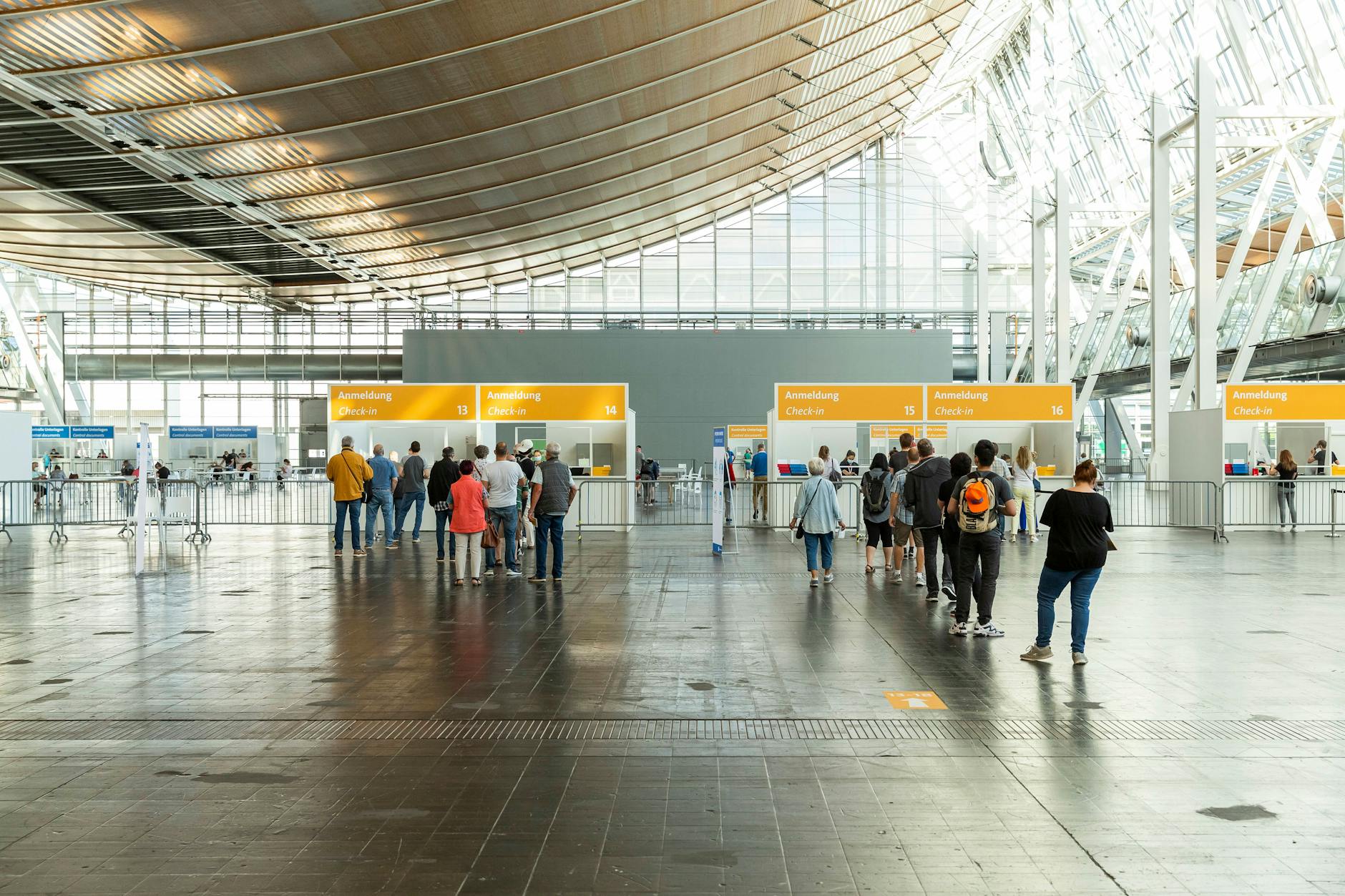 Impfzentrum Hannover, 2021.