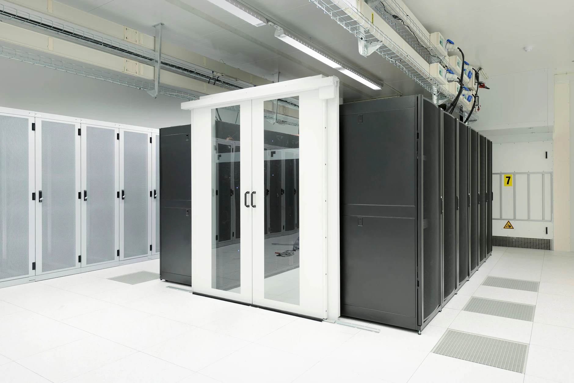 Blick in ein Rechenzentrum