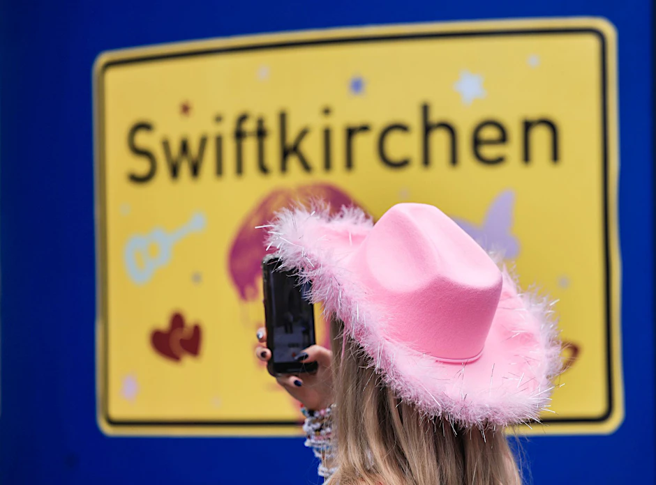 Swift- statt Gelsenkirchen: Die Stadt ist gerade ganz aus dem Häuschen wegen des Star-Besuchs.