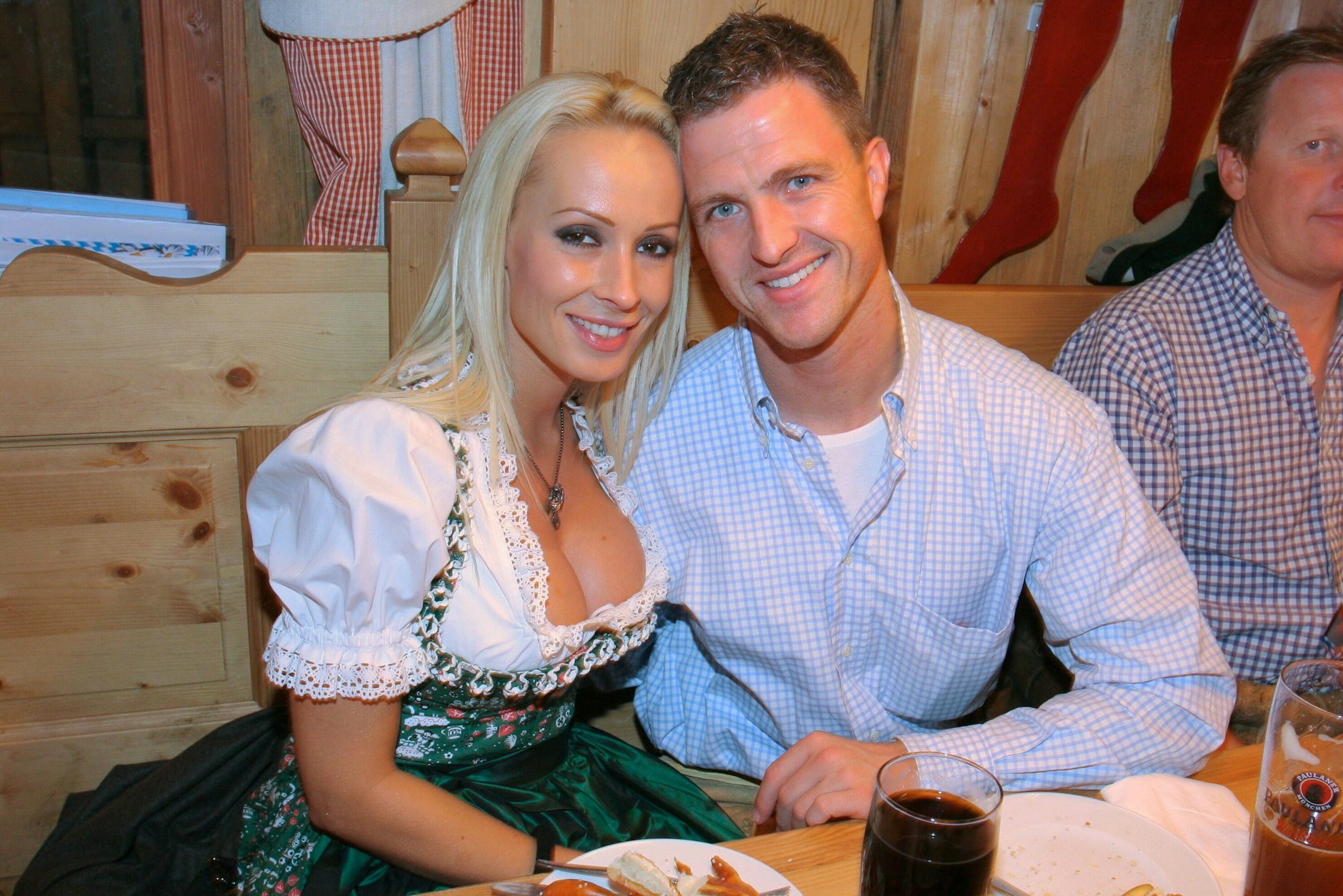 Cora und Ralf Schumacher auf dem Oktoberfest 2008.