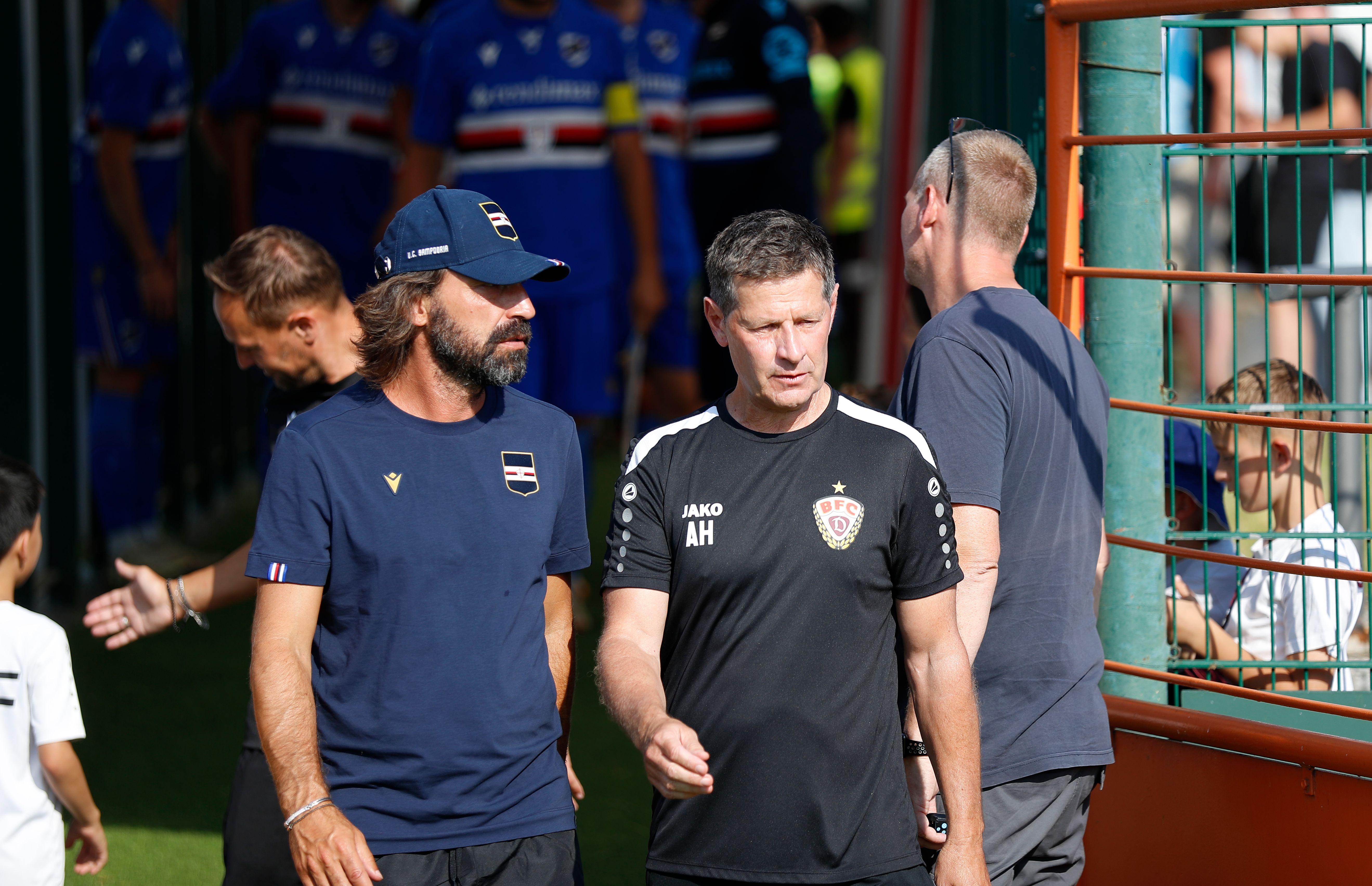 Image - Hut ab! BFC Dynamo gibt Weltmeister Andrea Pirlo was auf die Mütze