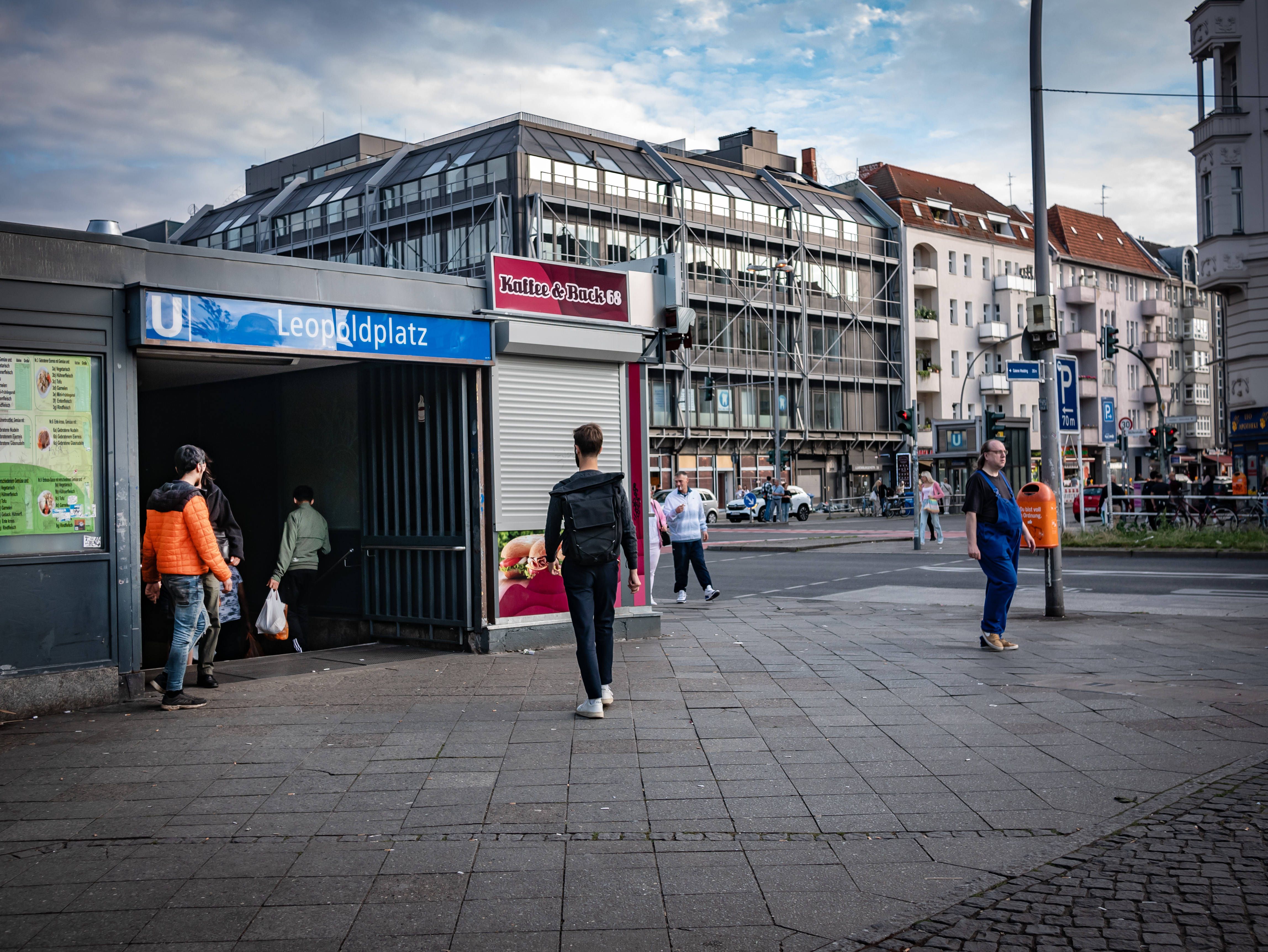Schüsse am Leopoldplatz: Mann verletzt, Täter auf der Flucht