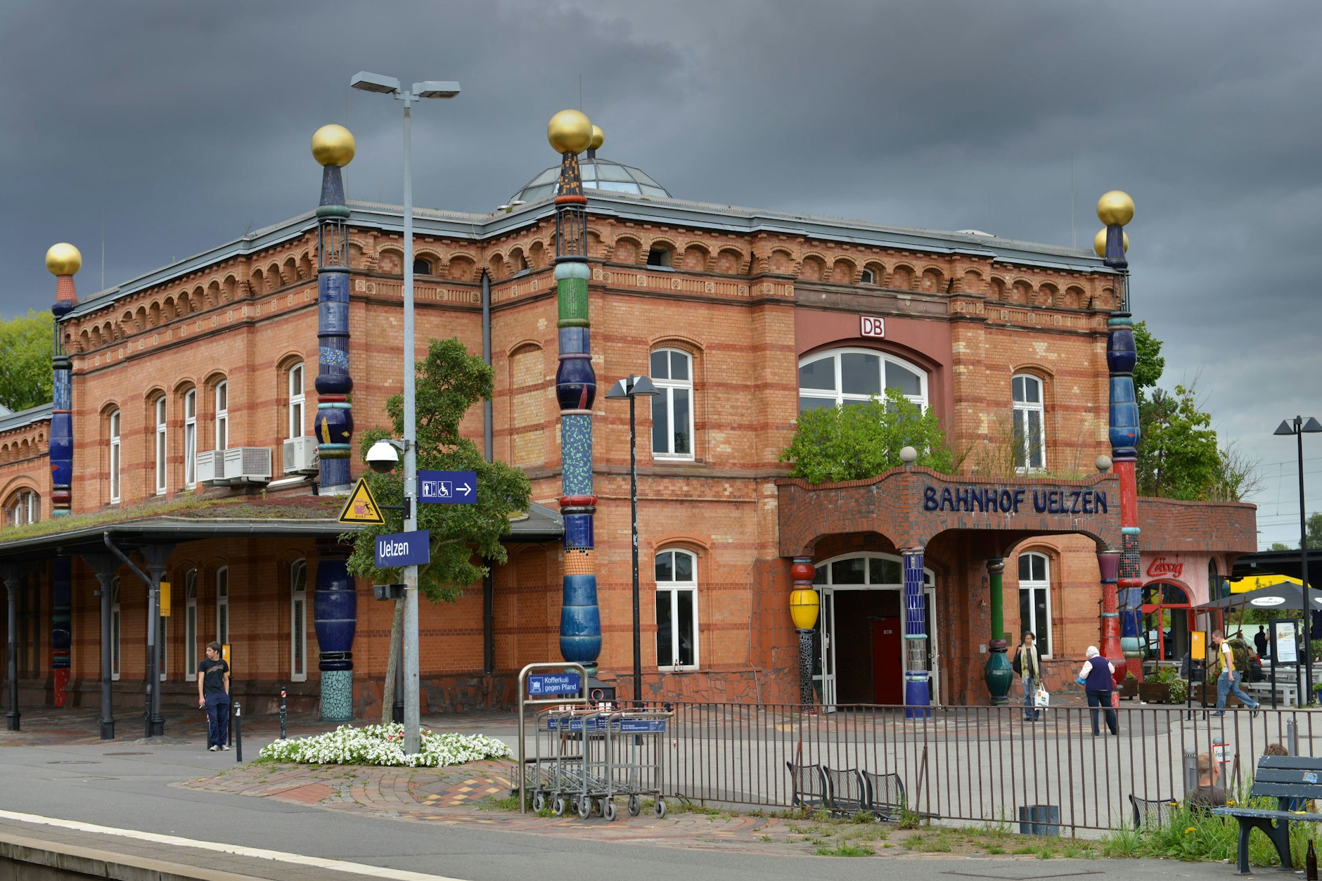 Im Bahnhof Uelzen ereignete sich die schreckliche Tat.