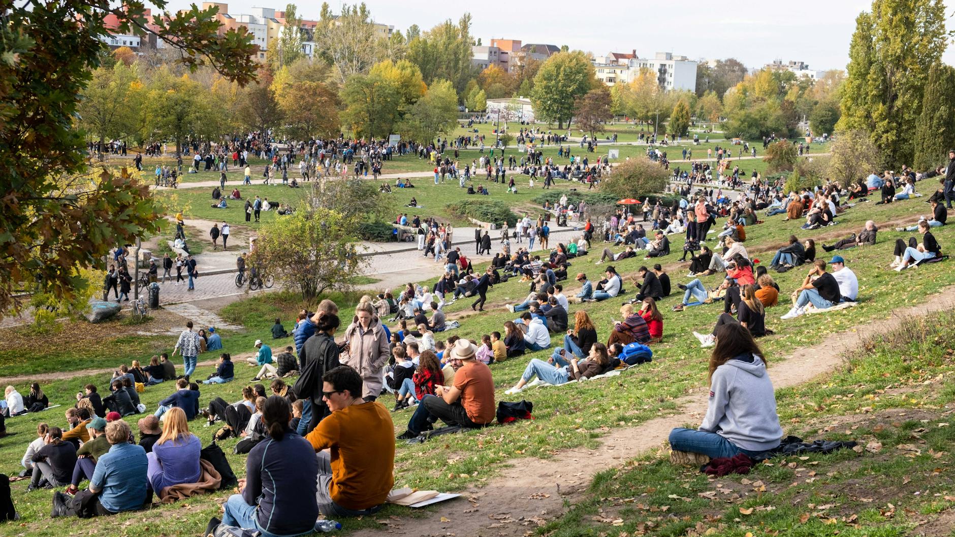 Der Mauerpark ist einer der beliebtesten Parks der Stadt - leider gibt es hier laut Bezirk auch viele Übergriffe.