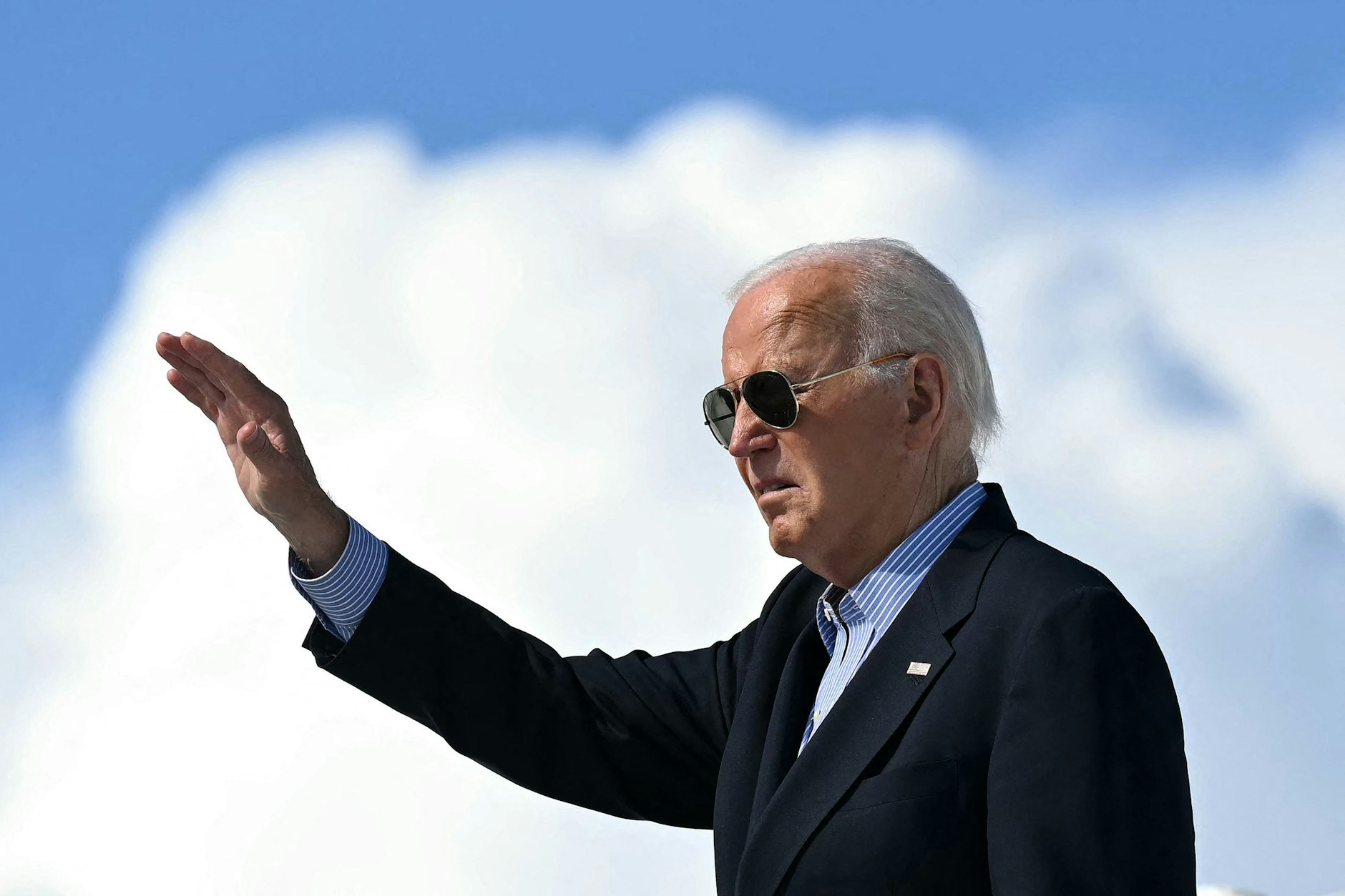 Joe Biden am 5. Juli 2024. Zwei Wochen vor seinem Kandidaturverzicht.