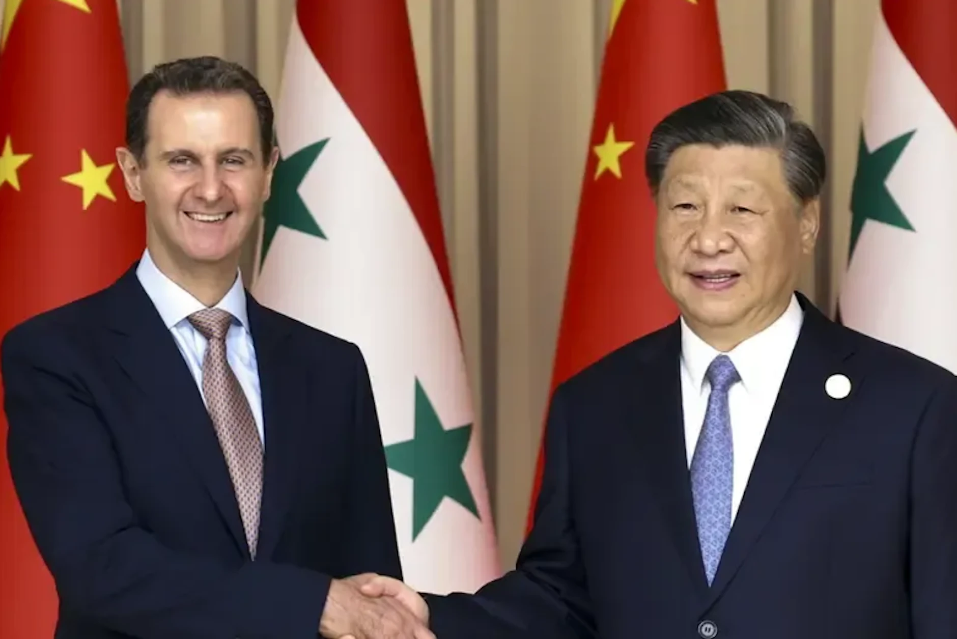 Bashar al-Assad und Xi Jinping im September 2023 in Peking