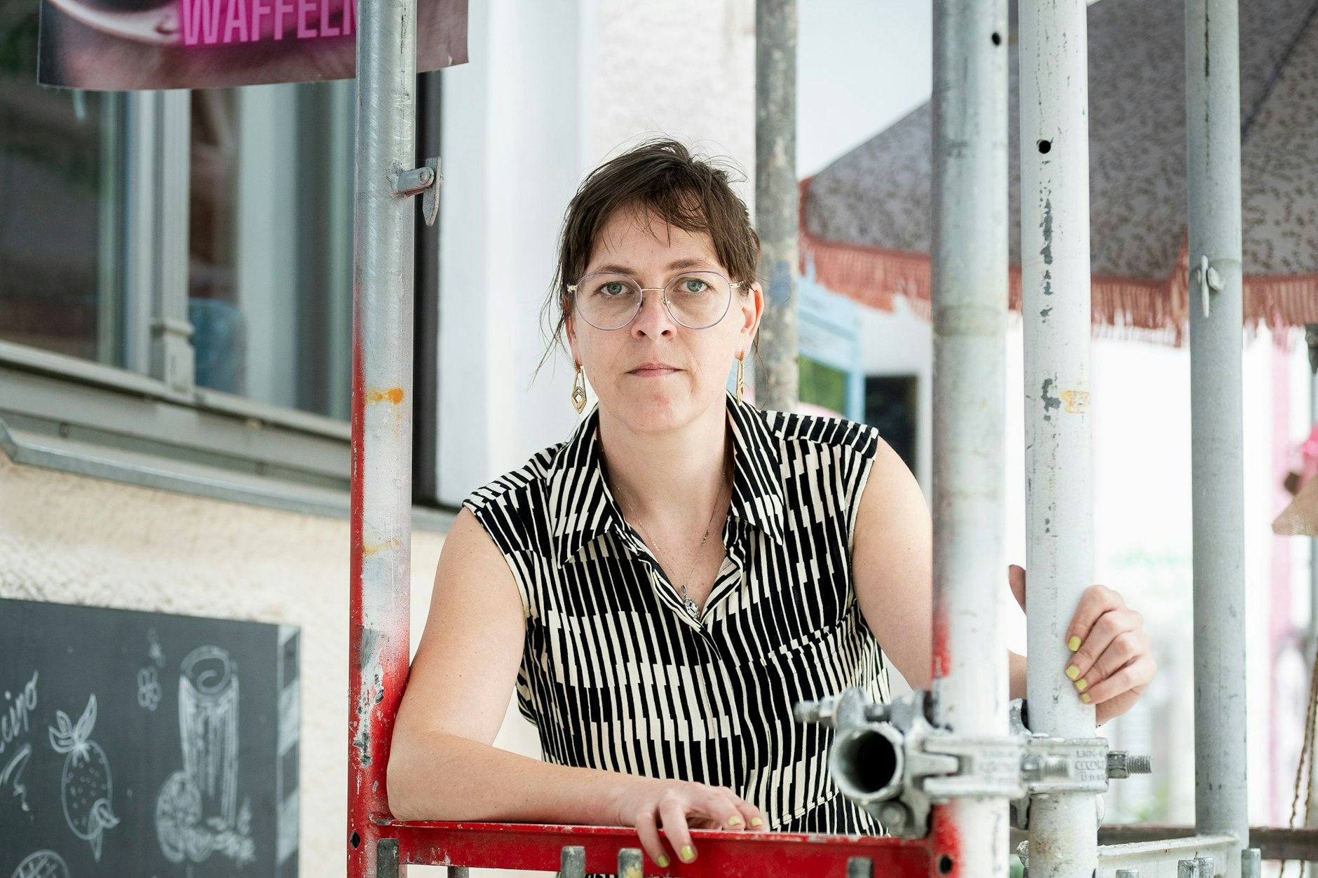 Anne Petersdorff hatte bereits zwei Jahre eine Dauerbaustelle vor der Tür, nun seit vier Monaten schon wieder.