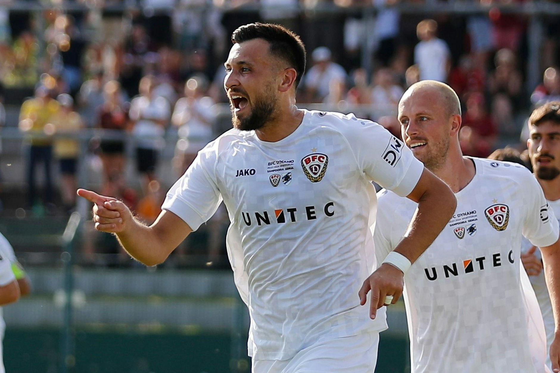 Rufat Dadashov vom BFC Dynamo hatte in der Vorbereitung viermal Grund, nach eigenen Toren richtig zu jubeln.