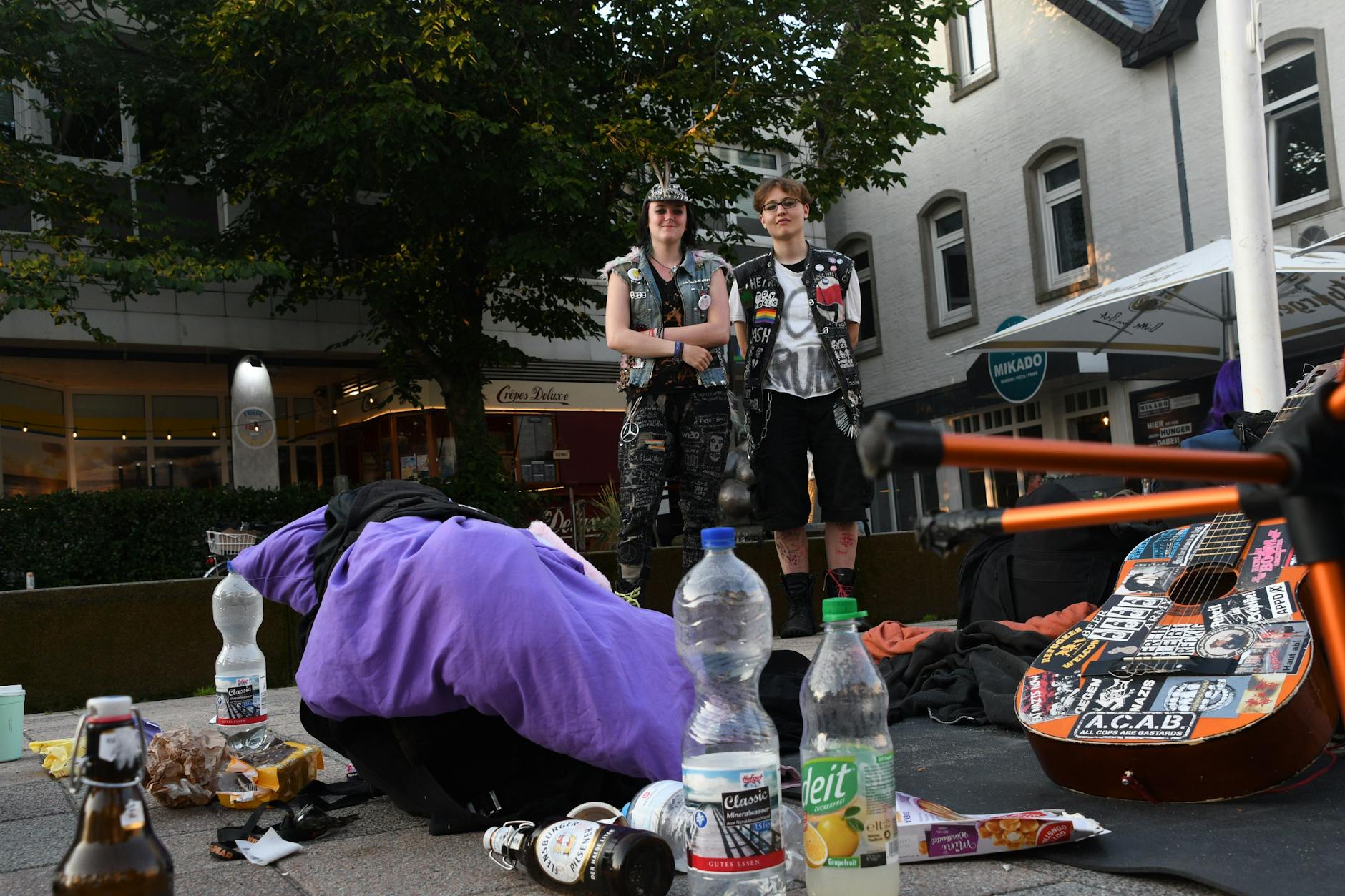 Ente (l.) aus Nordrhein-Westfalen und Phil aus Uelzen kamen am Wochenende auf Sylt an. 