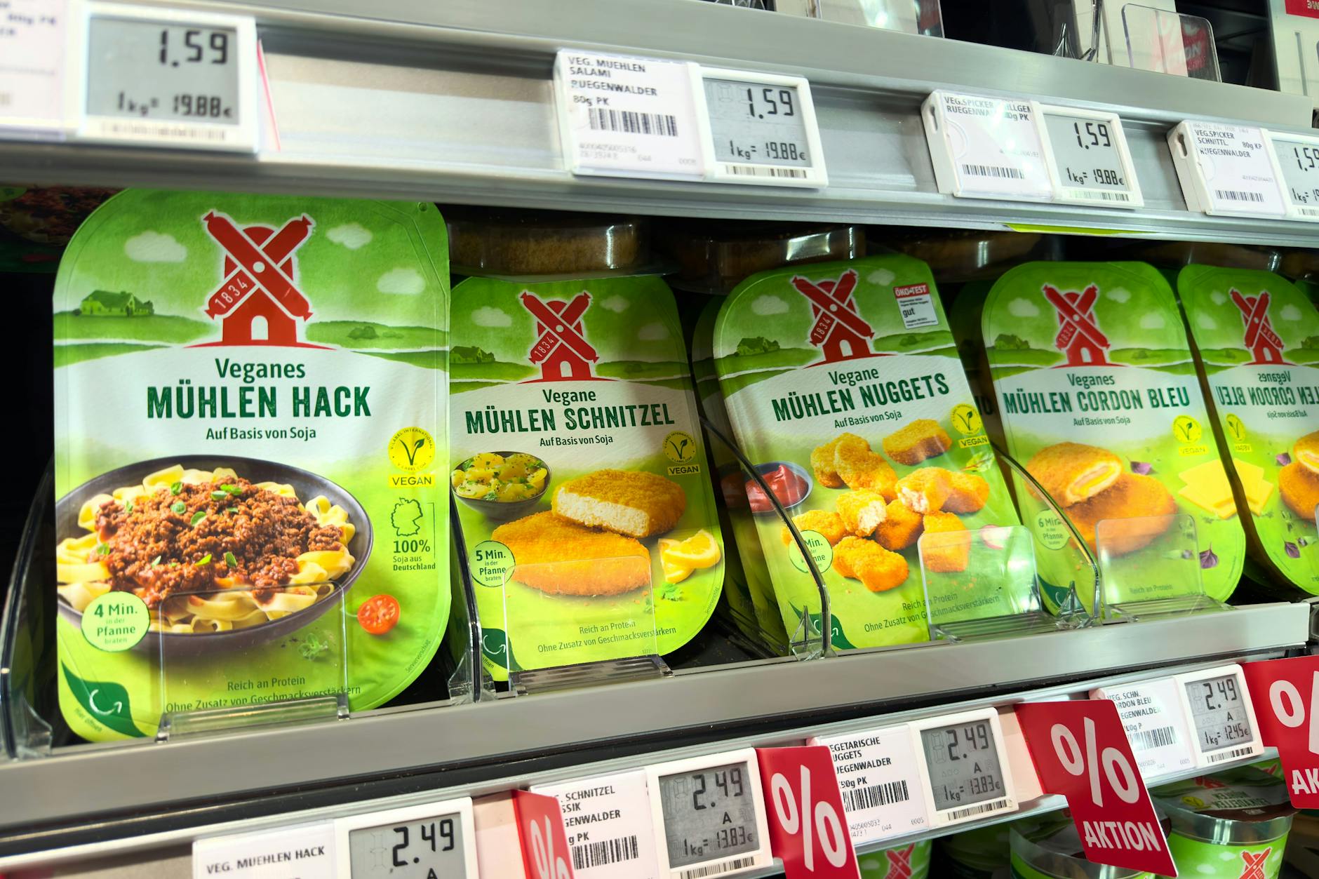 Das vegane Mühlen Hack von Rügenwalder Mühle schnitt im Test gut ab.