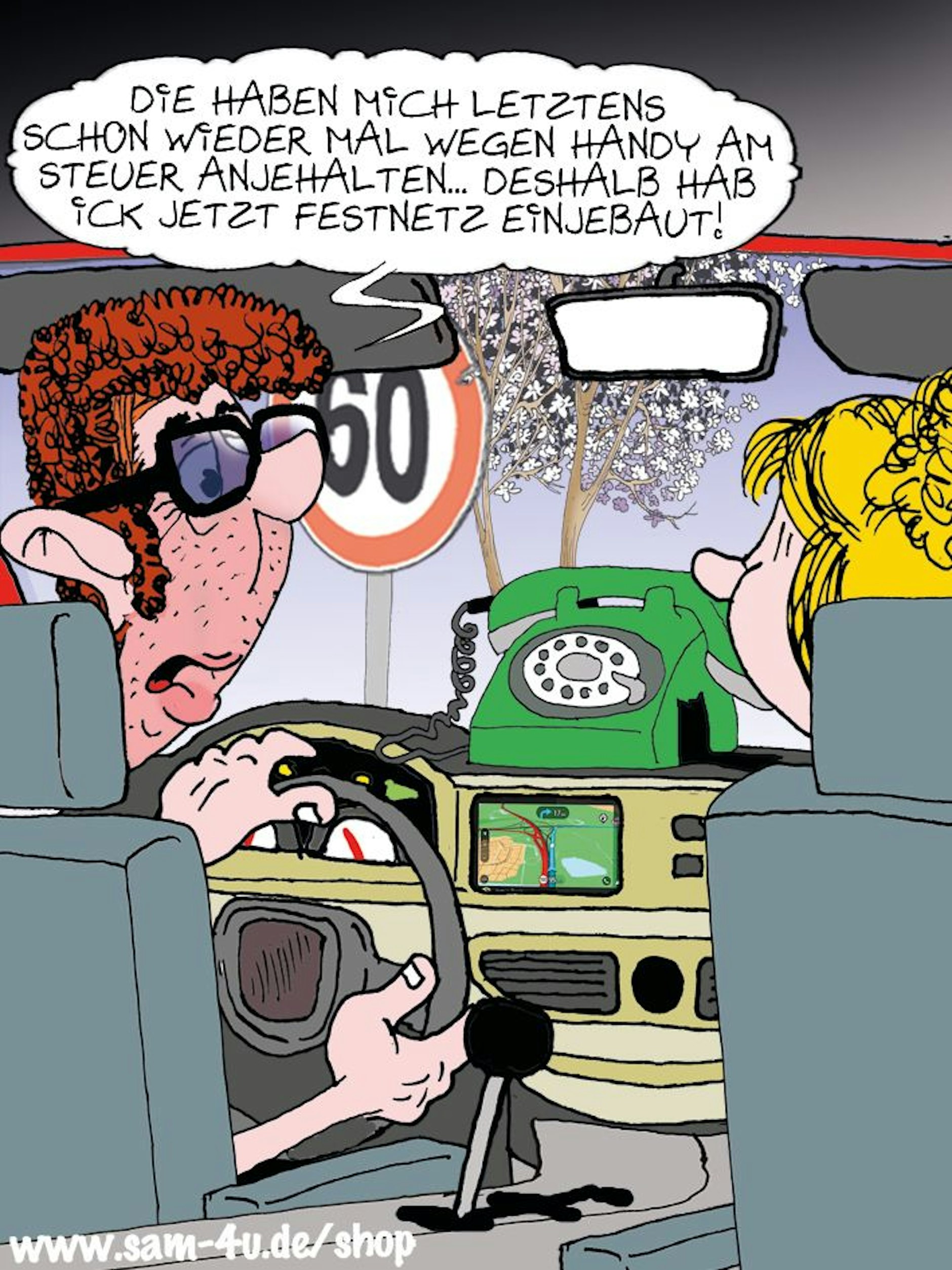 Unser täglicher Cartoon von Comic-Künstler Sam Paff ist auch heute der gezeichnete Witz des Tages.