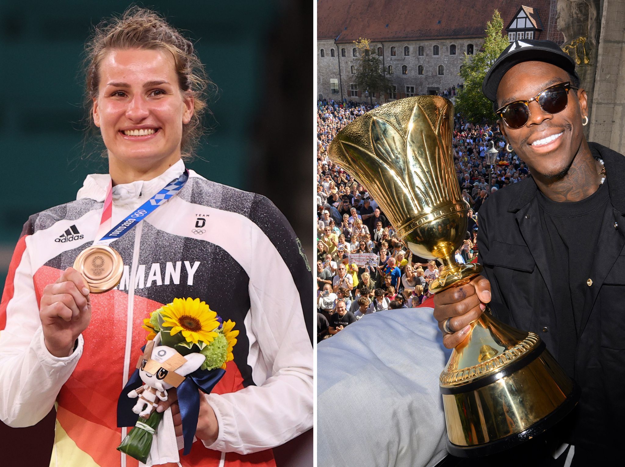 Image - Olympia-Eröffnungsfeier: Dennis Schröder und Anna-Maria Wagner sind Deutschlands Fahnenträger