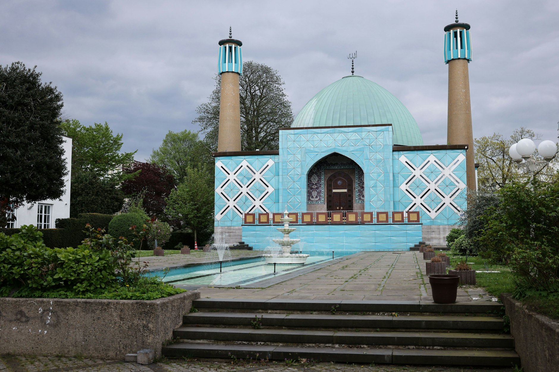 Die Blaue Moschee in Hamburg wurde abgeriegelt.&nbsp;