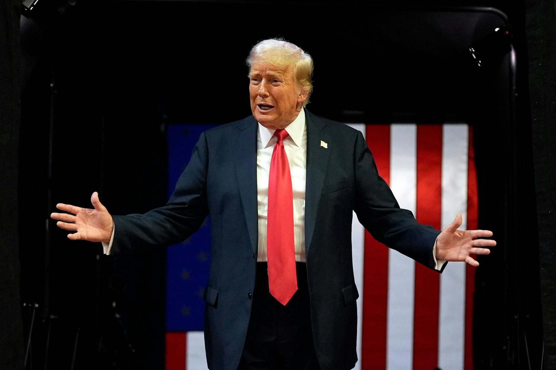 20. Juli 2024: Donald Trump auf einer Wahlkampfveranstaltung in Grand Rapids, Michigan