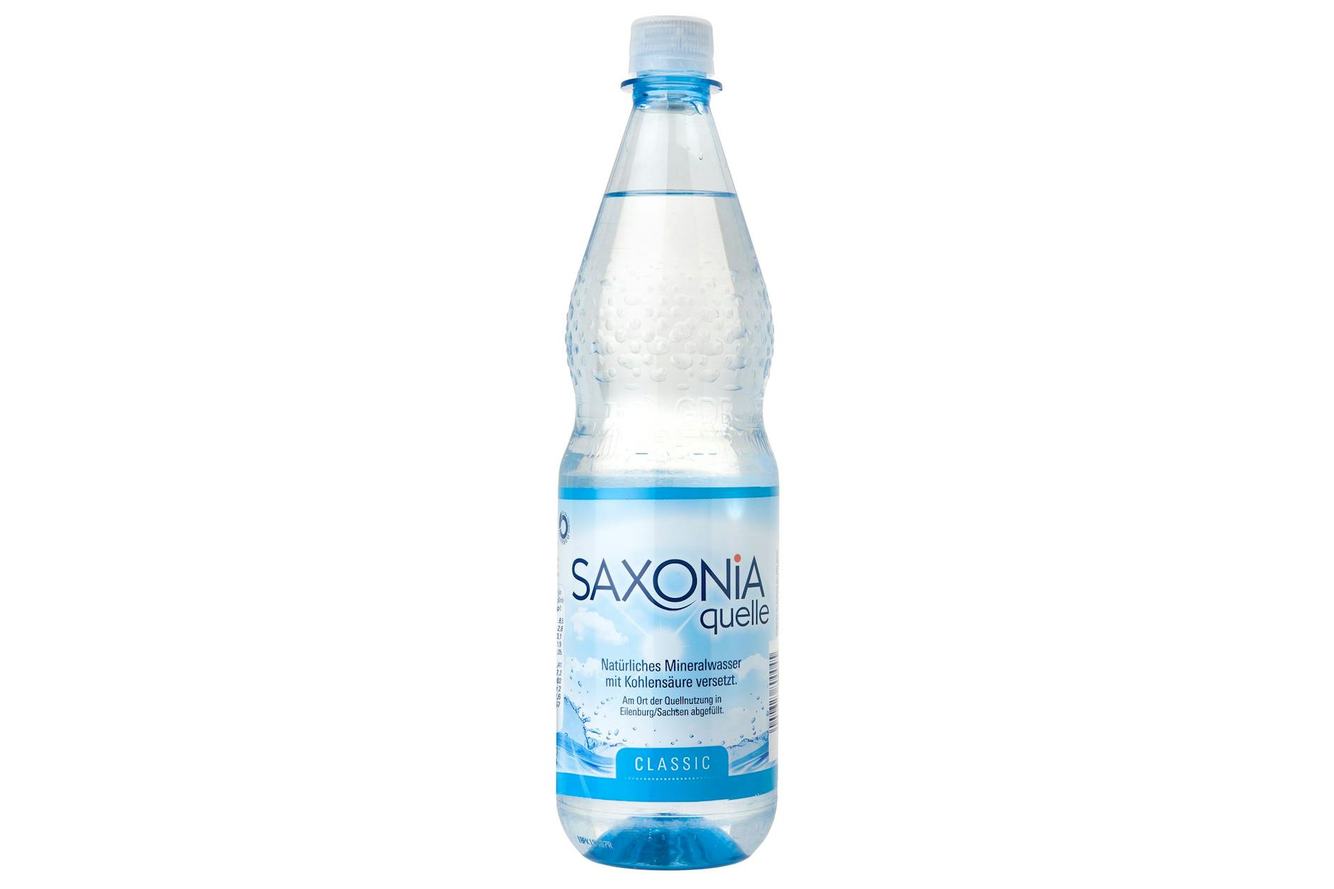 Zum Testsieger erklärt Stiftung Warentest die Saxonia Quelle aus
Sachsen (32 Cent pro Liter). (