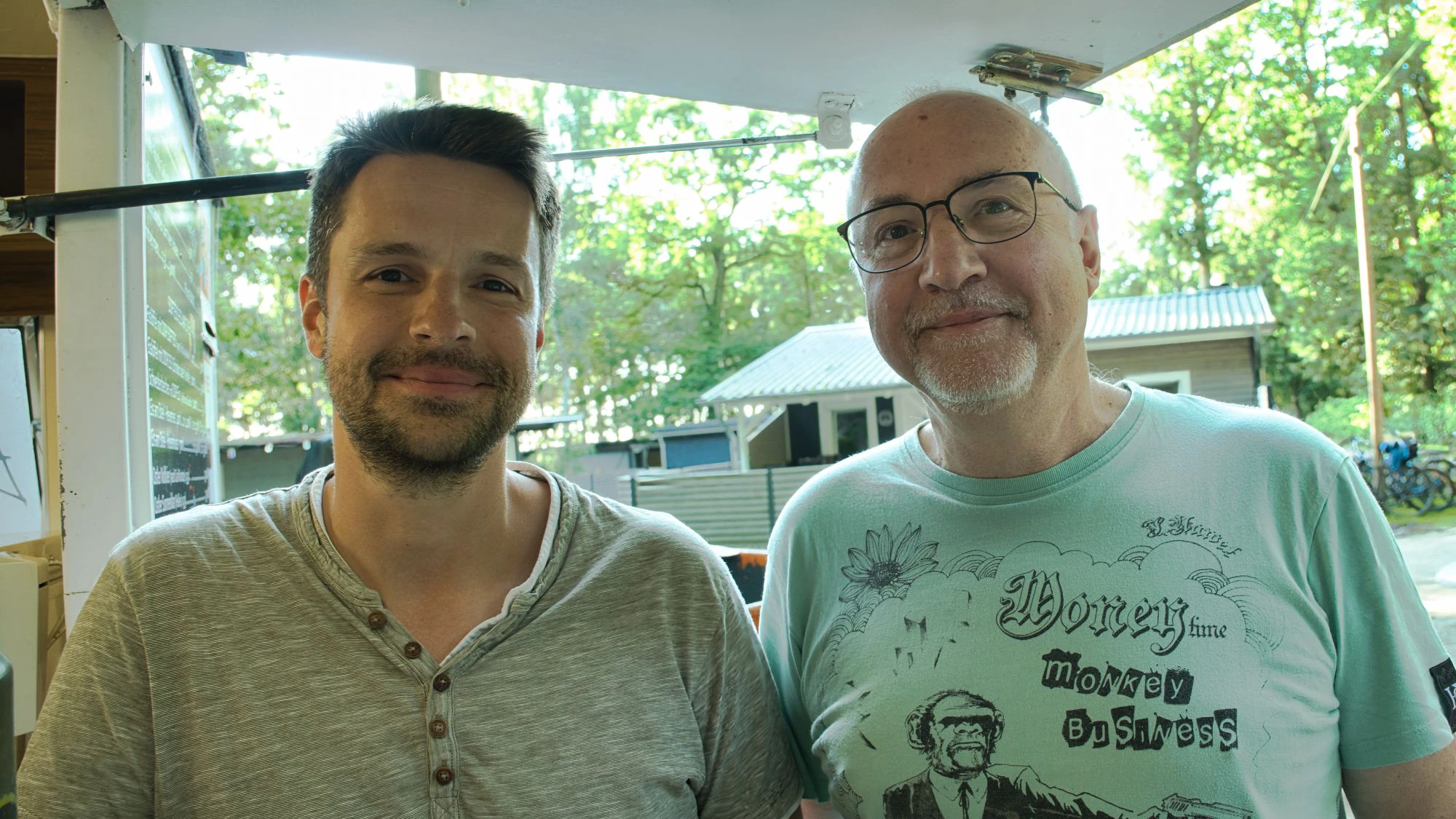 Christian und Klaus-Dieter Wolf sind mit der Familie zusammen im DDR-Ferienlager an der Ostsee. „Für den Preis kann man es empfehlen.“