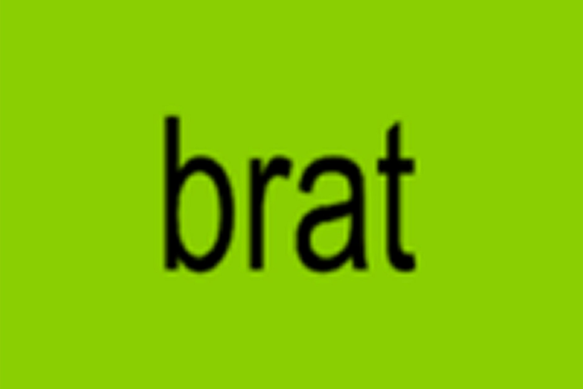Das Album-Cover des Albums „Brat“ von Charli XCX: Dieses Grün erobert das Internet und den Wahlkampf in den USA.