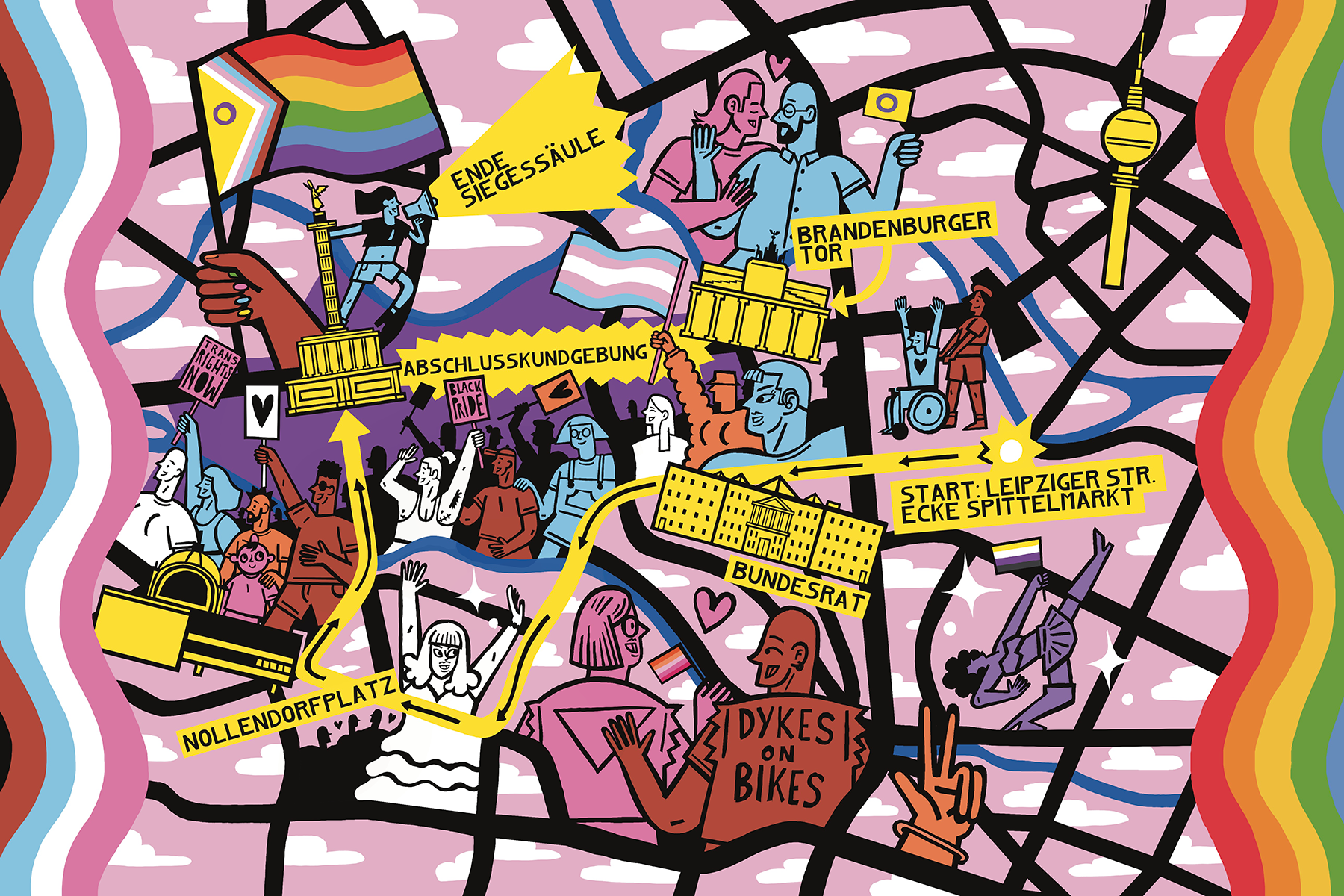 CSD 2024 in Berlin: Alle Infos zur Parade – Route, Programm, Gäste