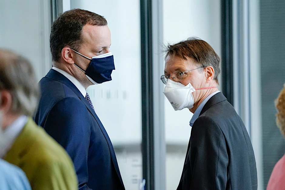 Spahn und Lauterbach im Gespräch