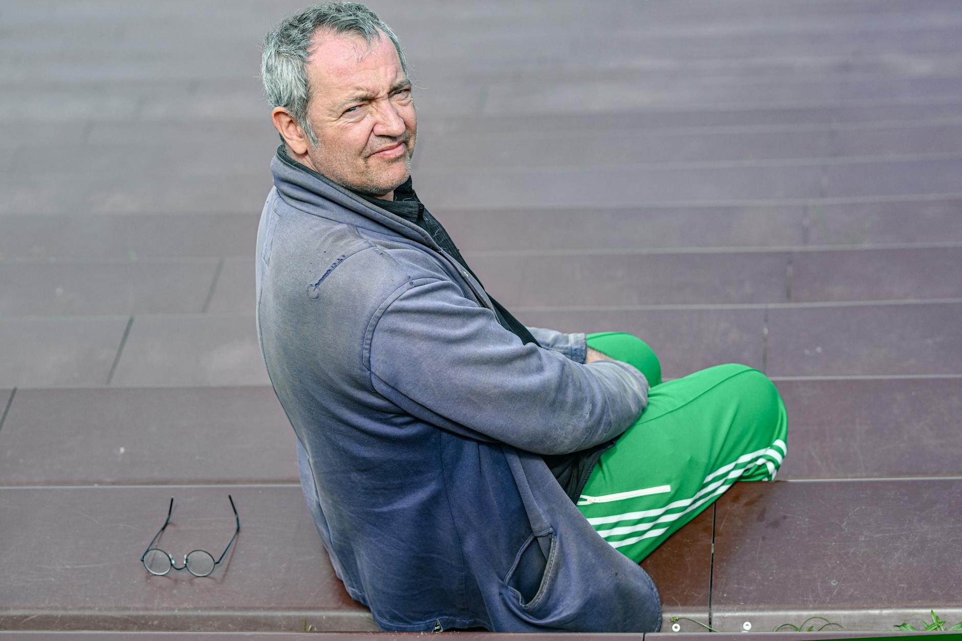 Rainald Grebe bei einem Fototermin in Berlin: In einem Interview sprach der Kult-Komiker über seine schwere Krankheit.