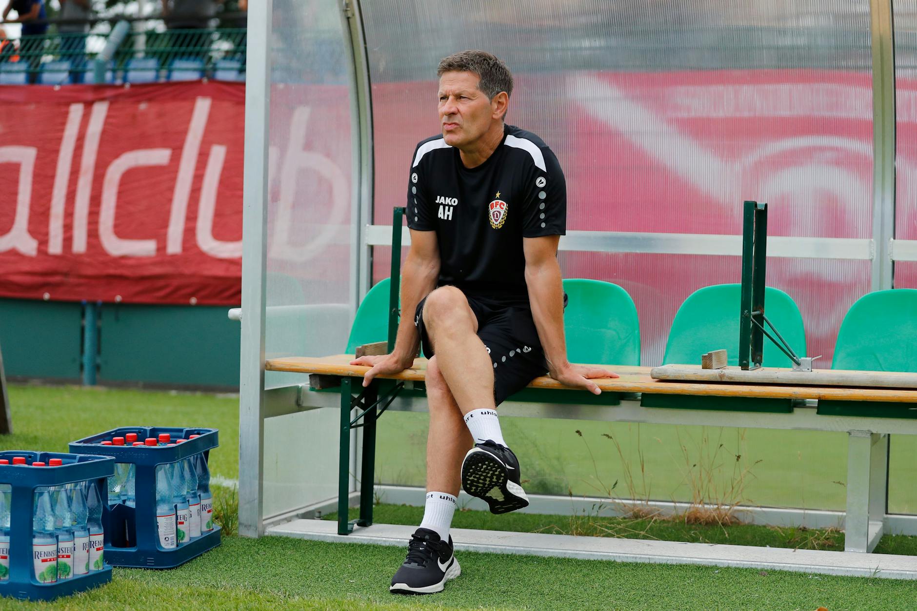 BFC-Trainer Andreas Heraf gefiel die Heimpleite gegen Jena zum Saisonauftakt überhaupt nicht.