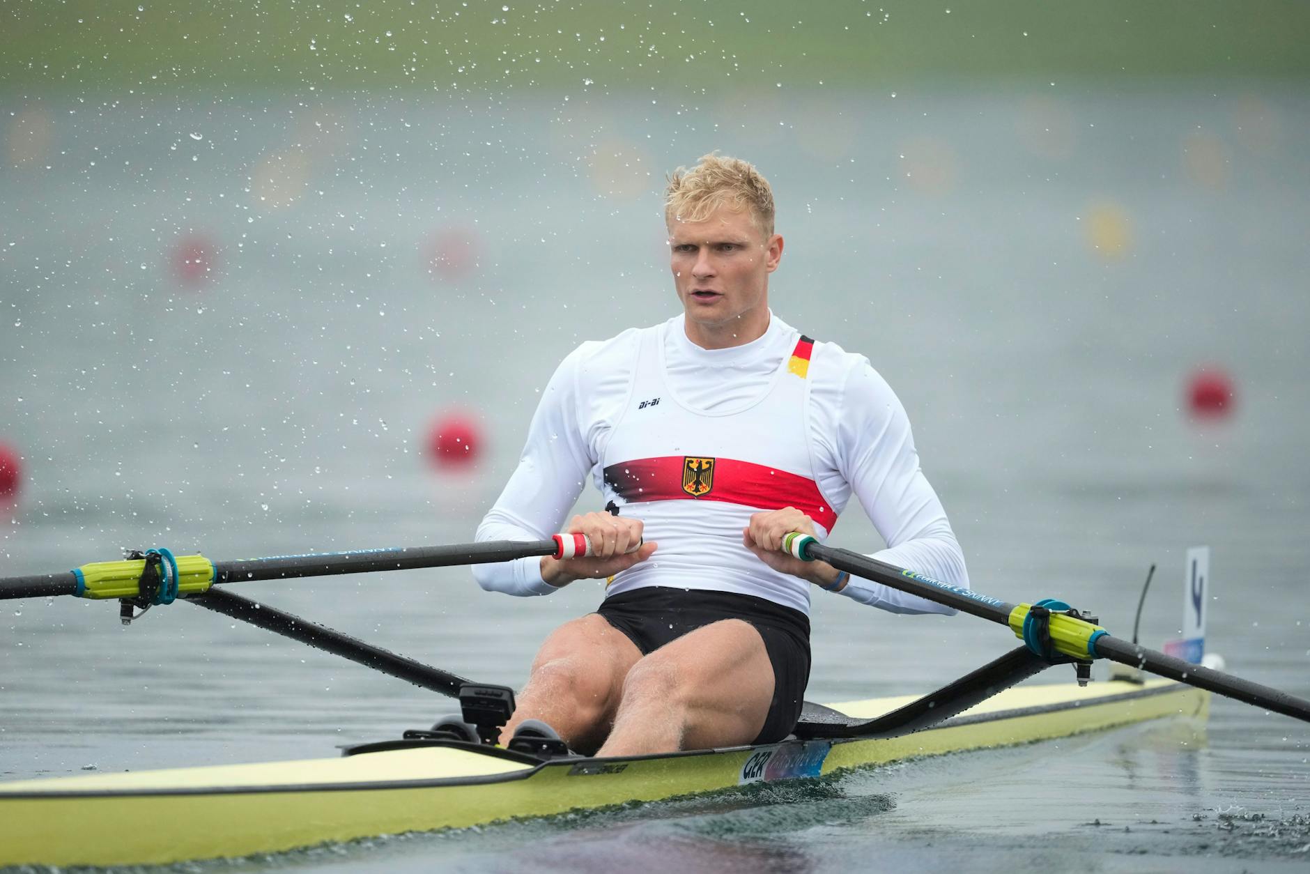 Trotzte dem Pariser Regen: Ruderer Oliver Zeidler.