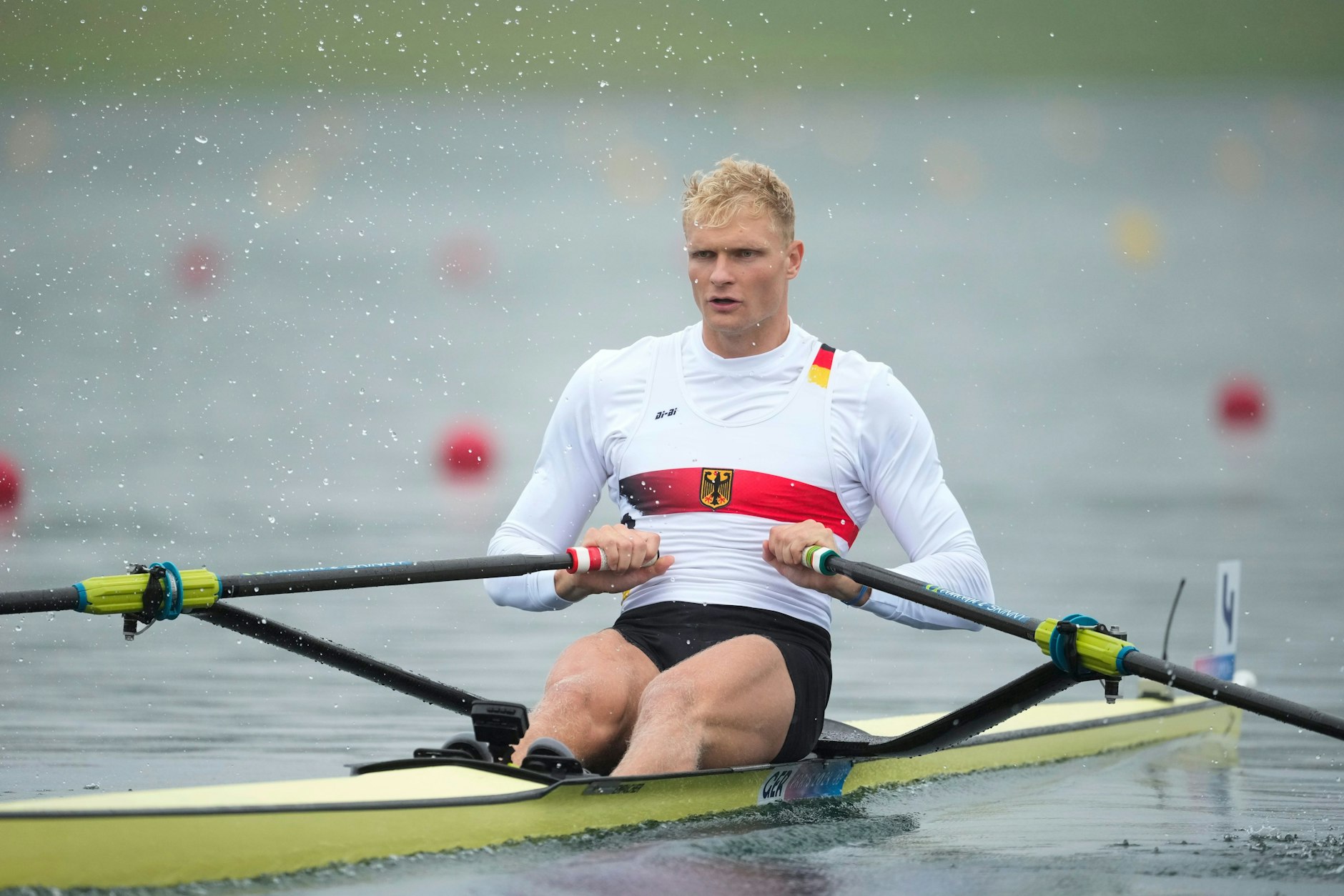 Trotzte dem Pariser Regen: Ruderer Oliver Zeidler.