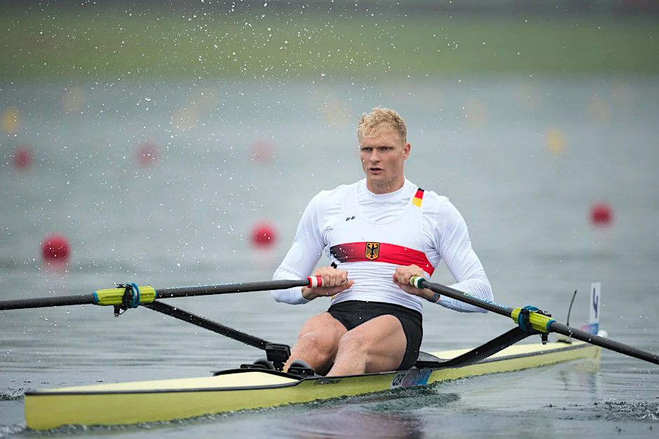 Trotzte dem Pariser Regen: Ruderer Oliver Zeidler.