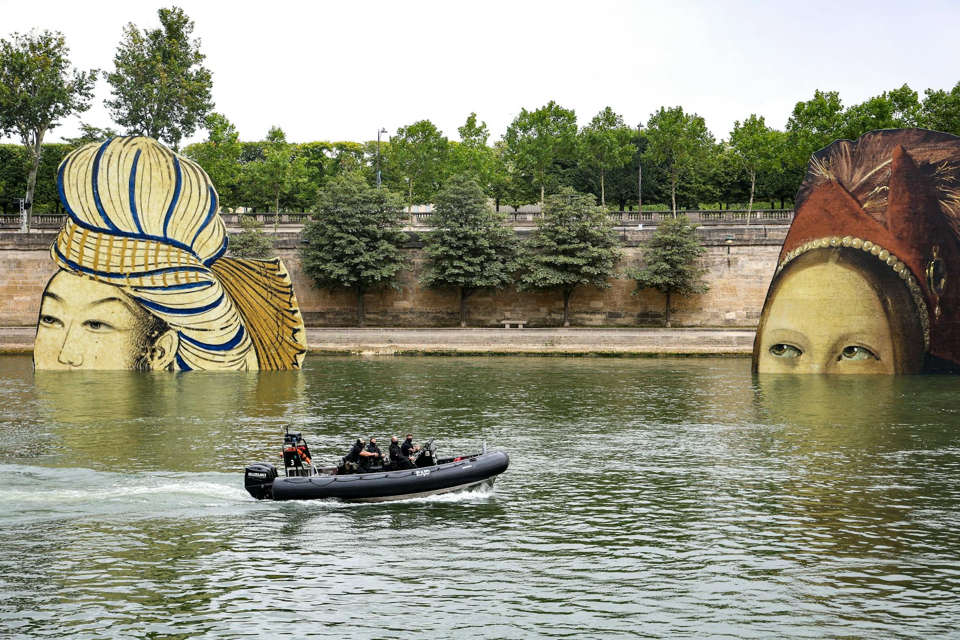 In der Seine sollen mehrere olympische Wettbewerbe stattfinden. 