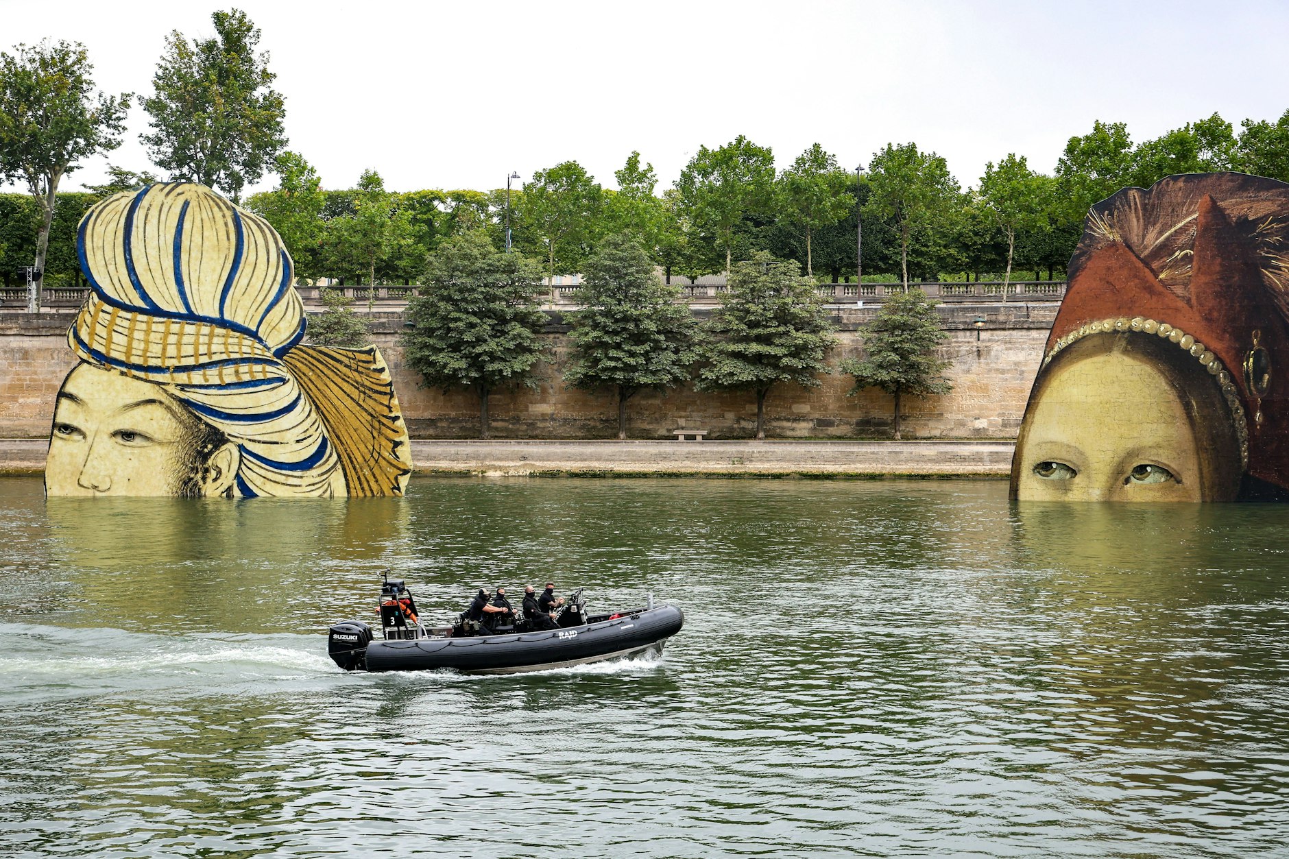 In der Seine sollen mehrere olympische Wettbewerbe stattfinden.&nbsp;