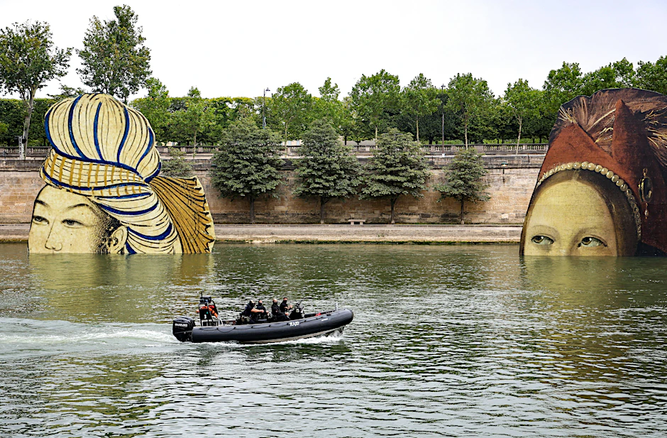 In der Seine sollen mehrere olympische Wettbewerbe stattfinden.&nbsp;