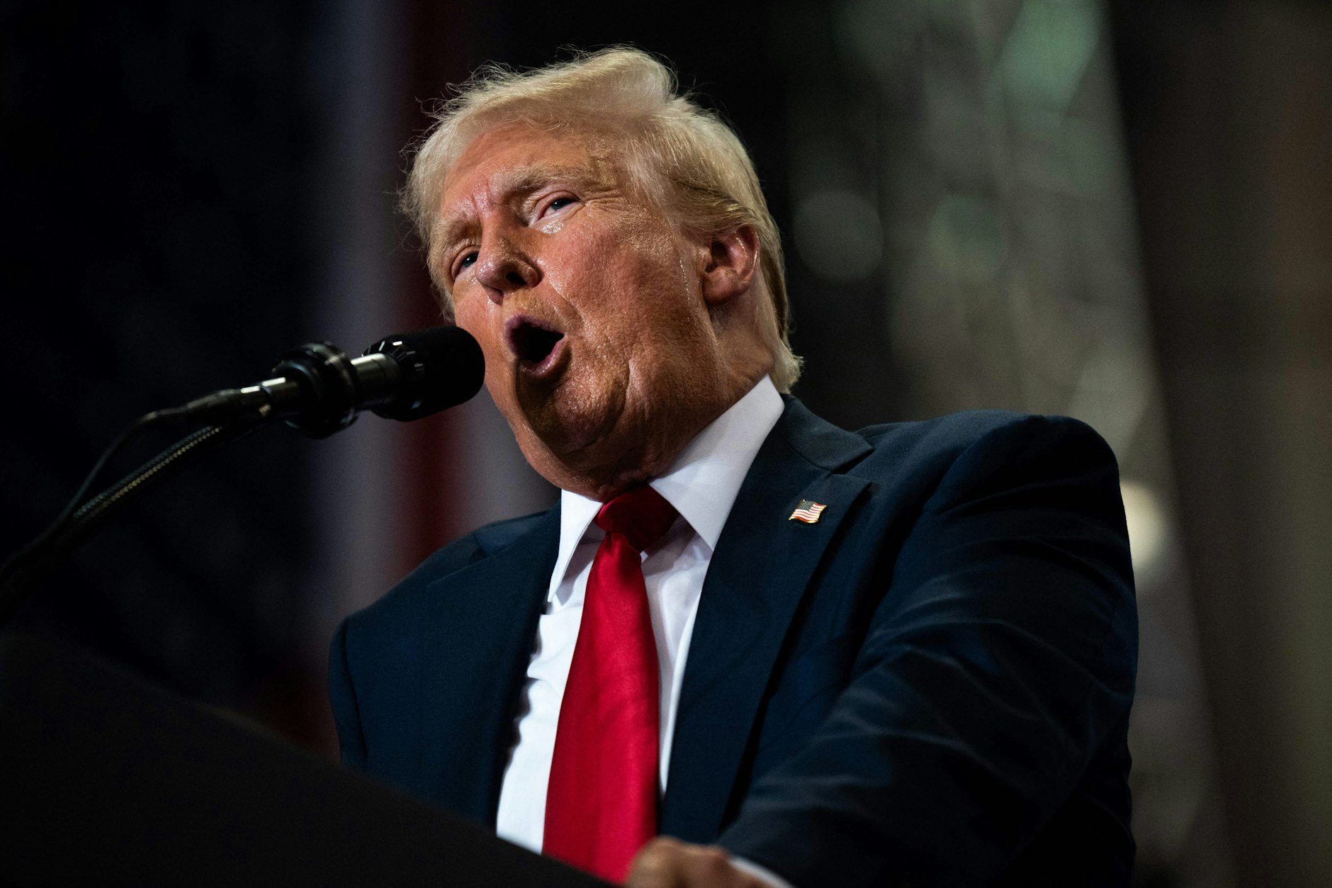 Präsidentschaftskandidat Donald Trump sorgt mit einer Aussage zu Wahlen für Irritation.&nbsp;