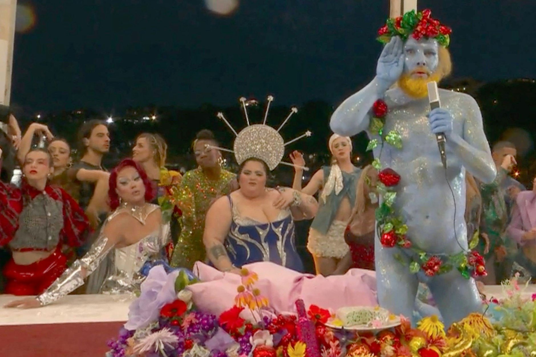 Philippe Katerines Auftritt sorgte für Aufregung, Empörung - und Lacher.