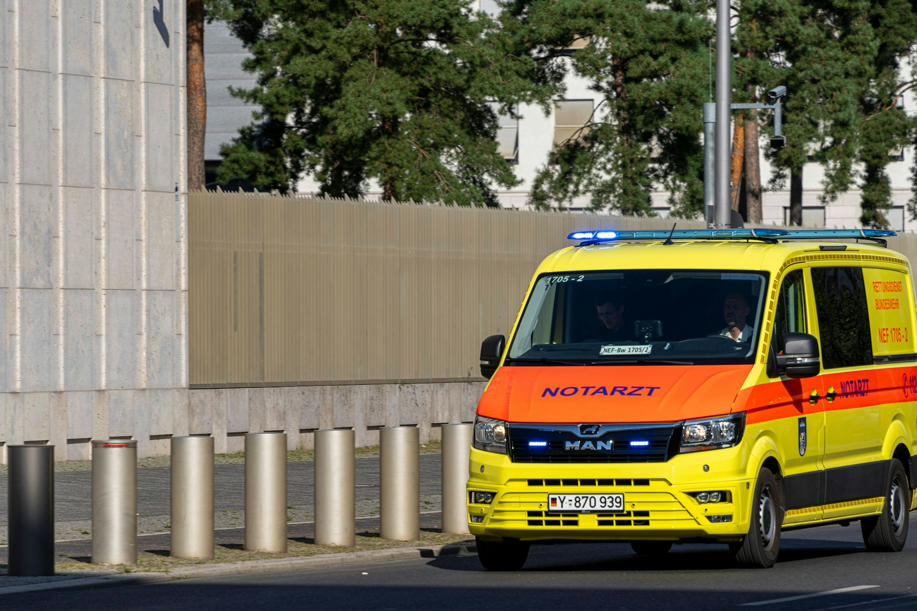 Feuerwehreinsatz am BND-Gebäude in Berlin (Symbolfoto)