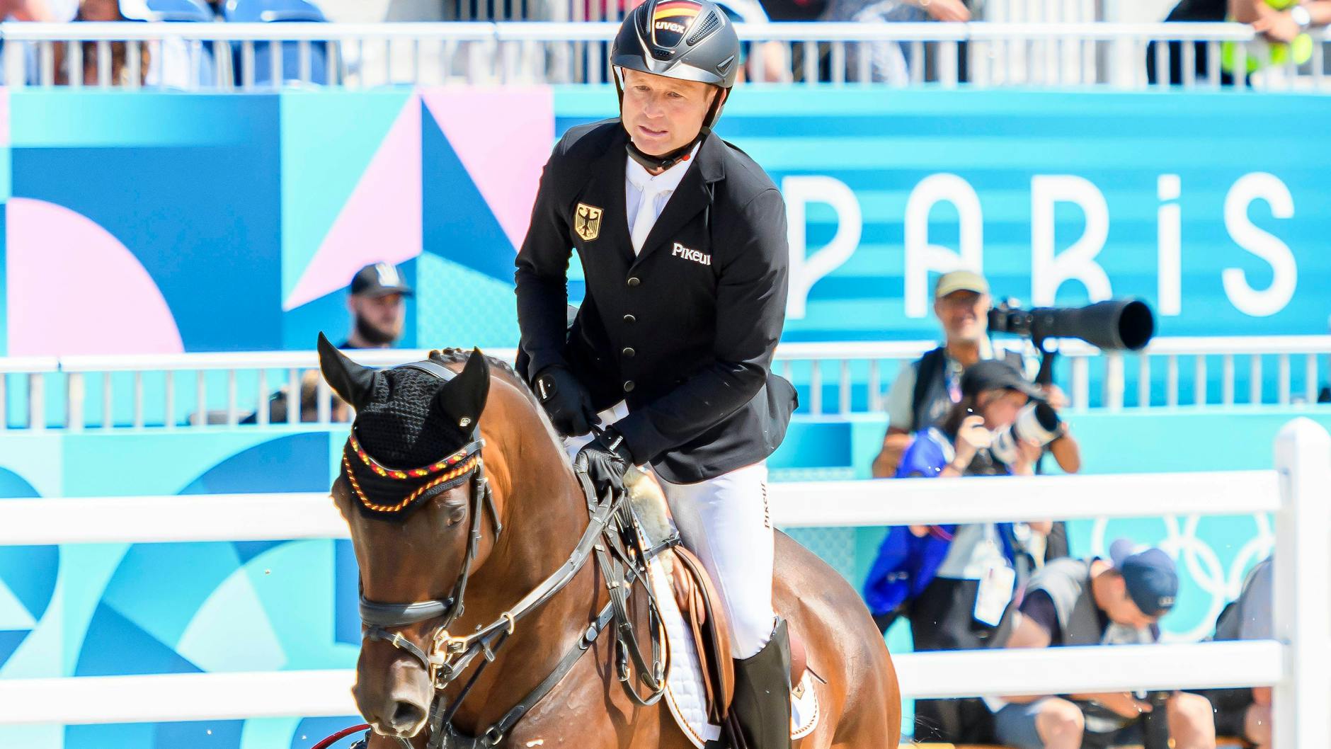 Michael Jung holt auf Chipmunk die zweite deutsche Goldmedaille bei den Olympischen Spielen.