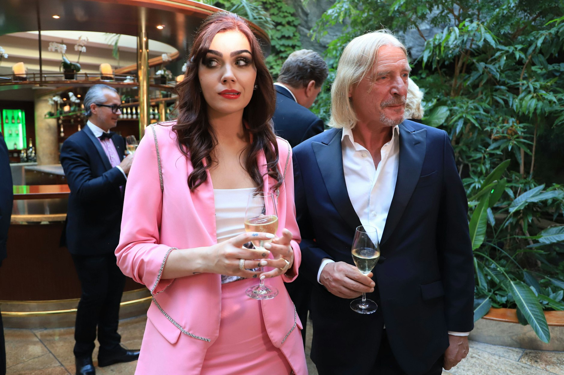 Nathalie Volk und Frank Otto bei einem Event im Juni 2022 in Hamburg