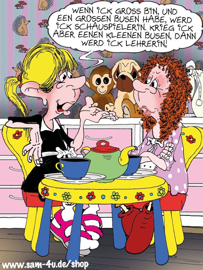Auch heute gibt's den Cartoon von Sam Paff - der Comic-Künstler zeichnet jeden Tag für den Berliner KURIER.