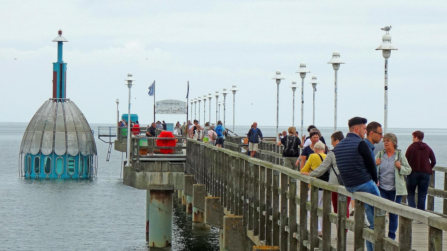 Die Seebrücke vom Ostsee-Ort Zinnowitz