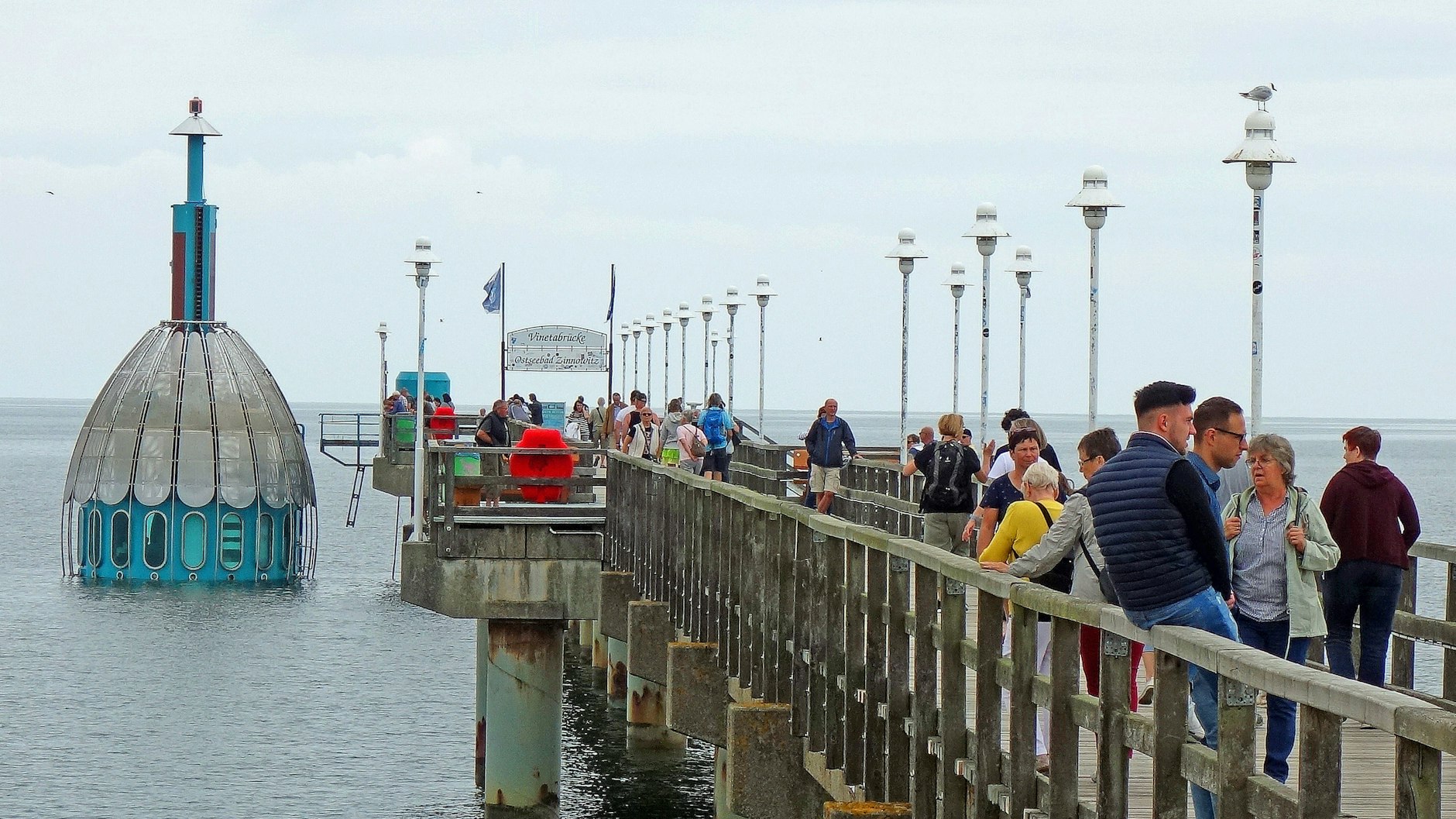 Die Seebrücke vom Ostsee-Ort Zinnowitz