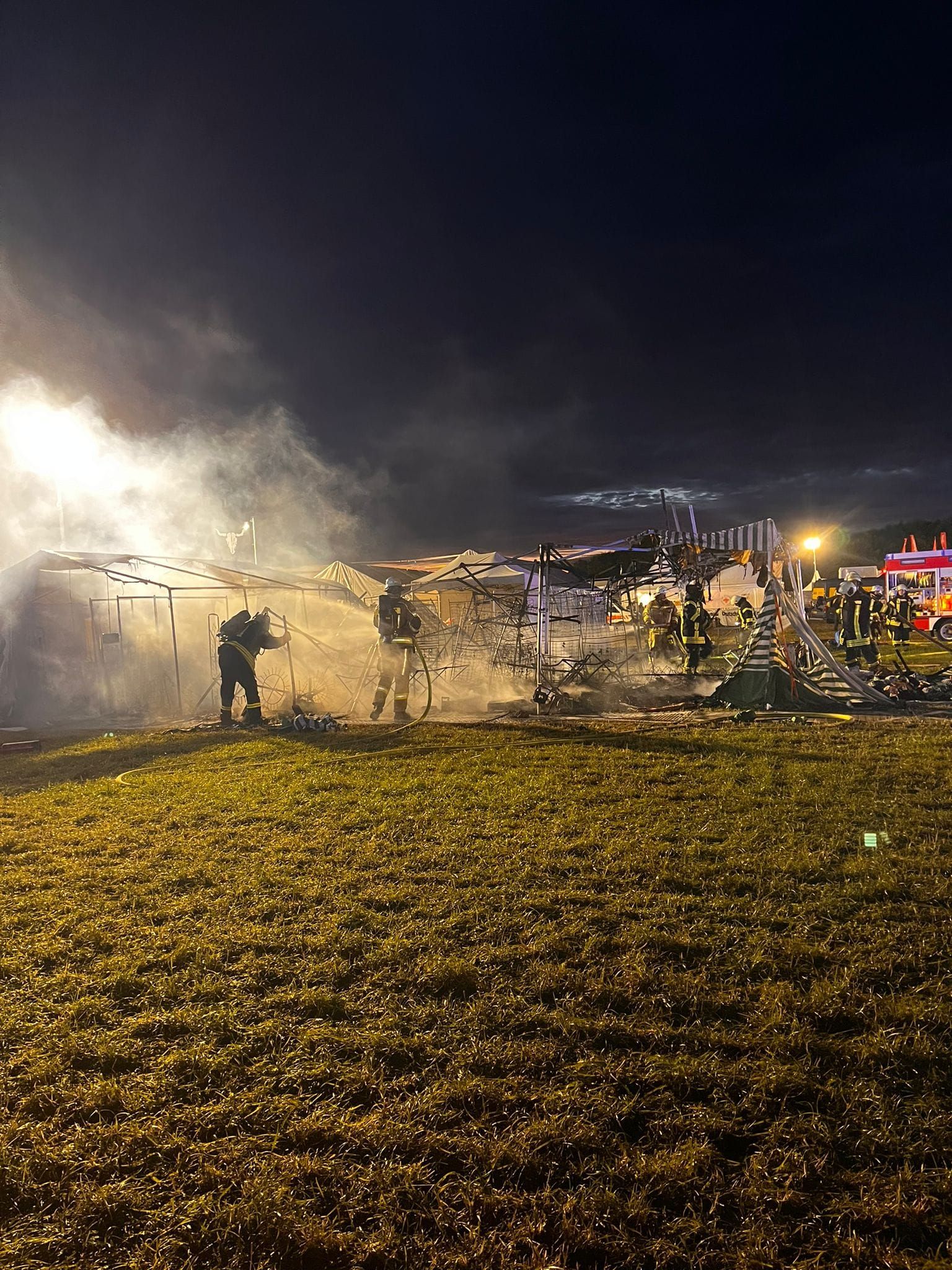 Feuer auf dem Festivalgelände: Drei Personen in Wacken verletzt
