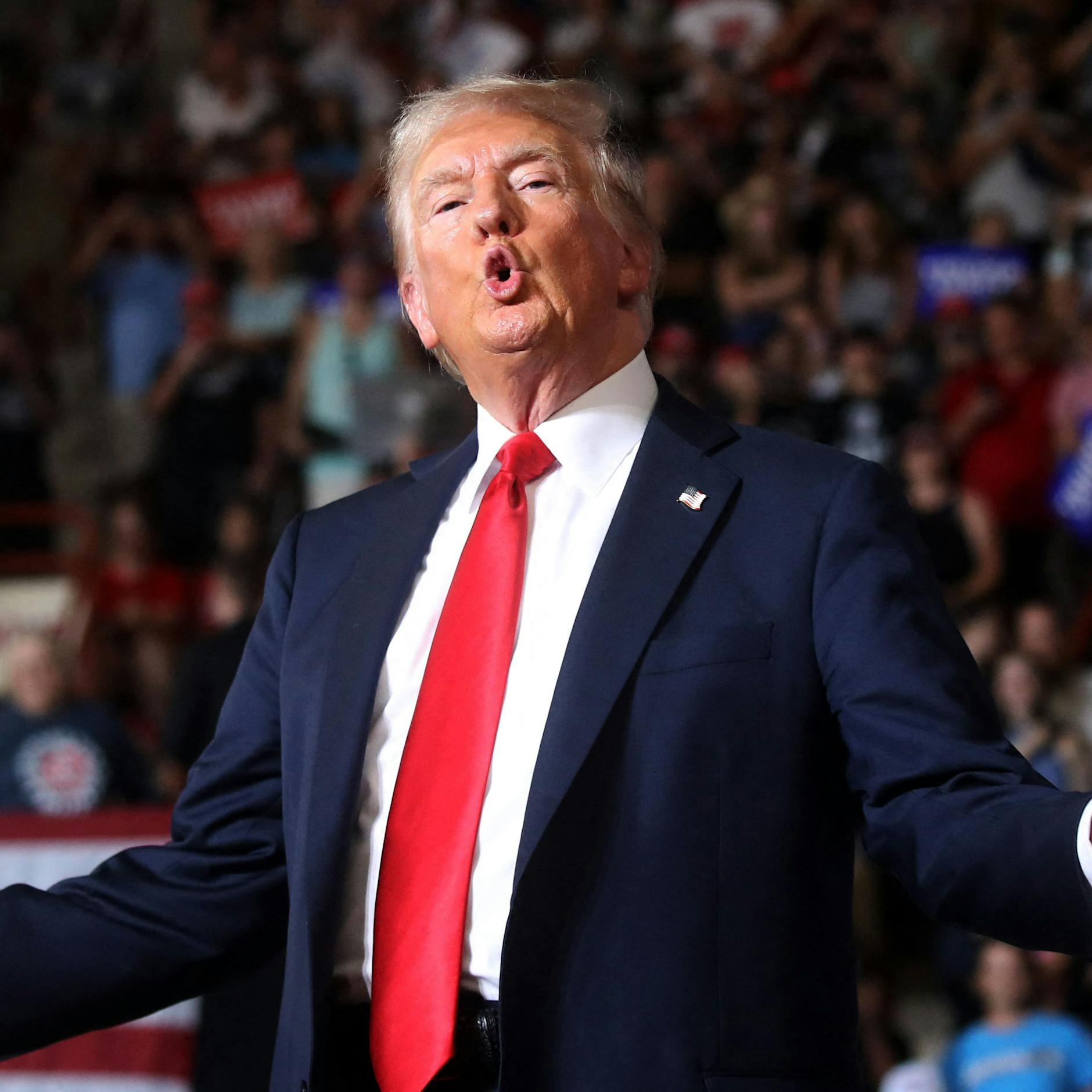 Rassistische Attacke: So heftig pöbelt Trump gegen Kamala Harris